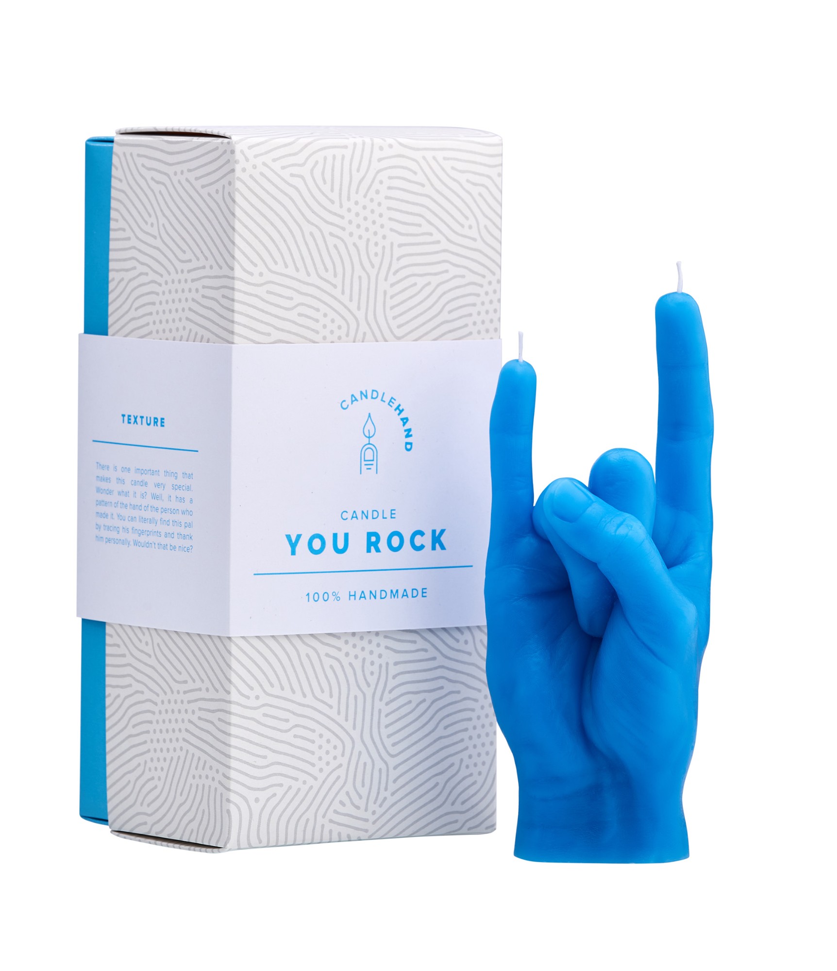 Roku darba svece You Rock Blue 7 Roku darba svece You Rock Blue 7