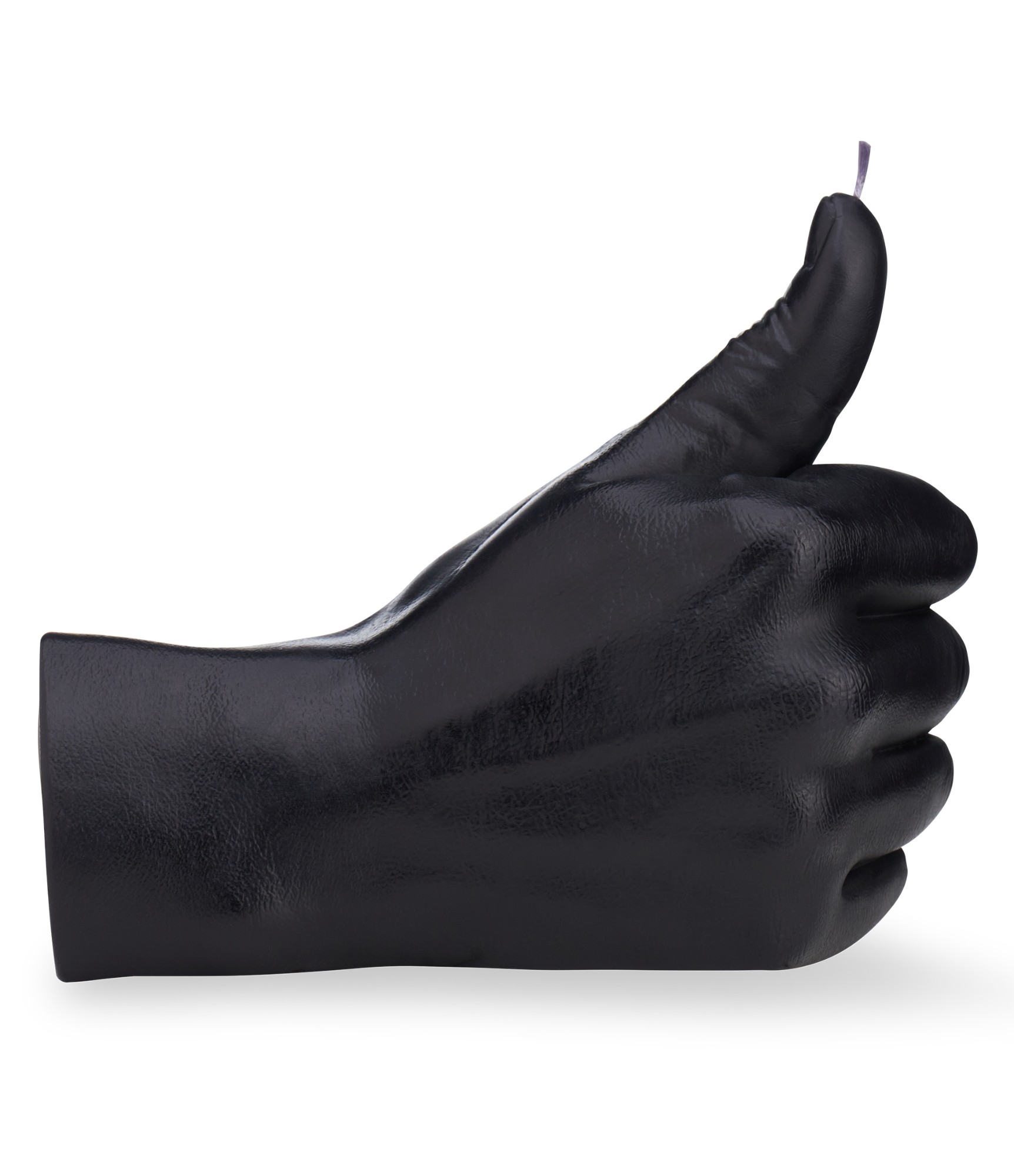 Ar rokām darināta svece Thumbs Up Black