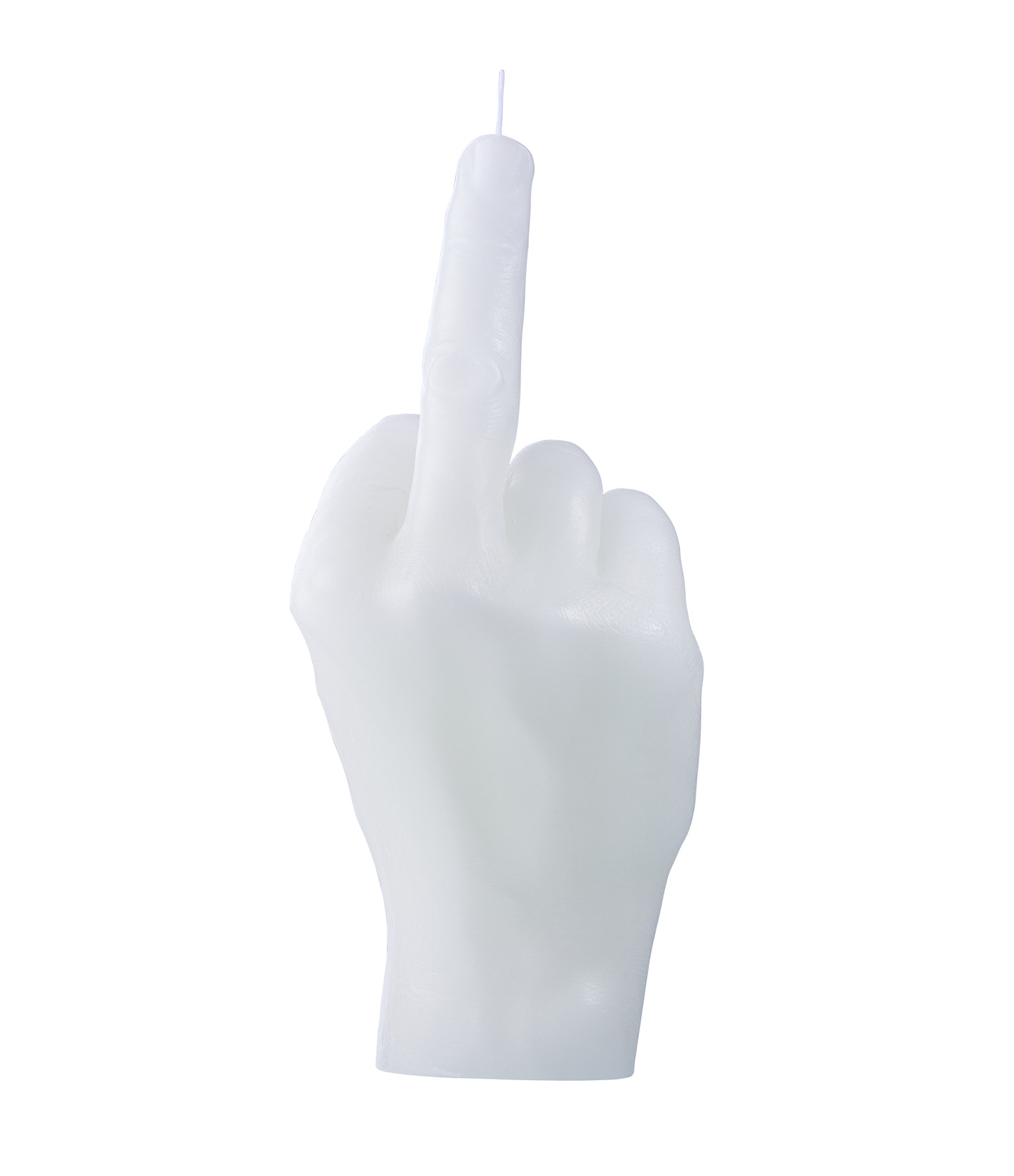 Ar rokām darināta svece F*ck You White