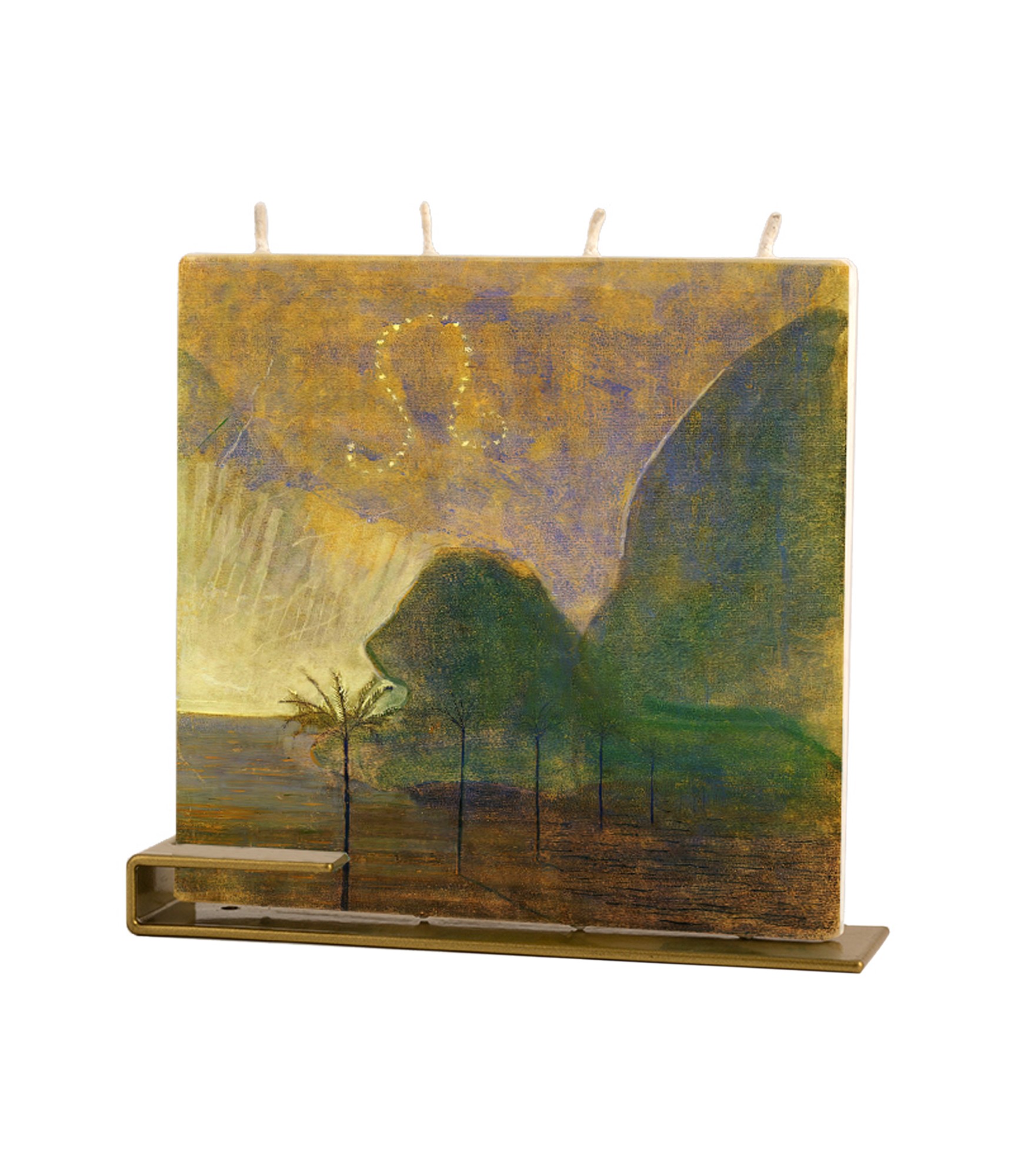 Stilinga dovana verslui žvakė su stovu Čiurlionis