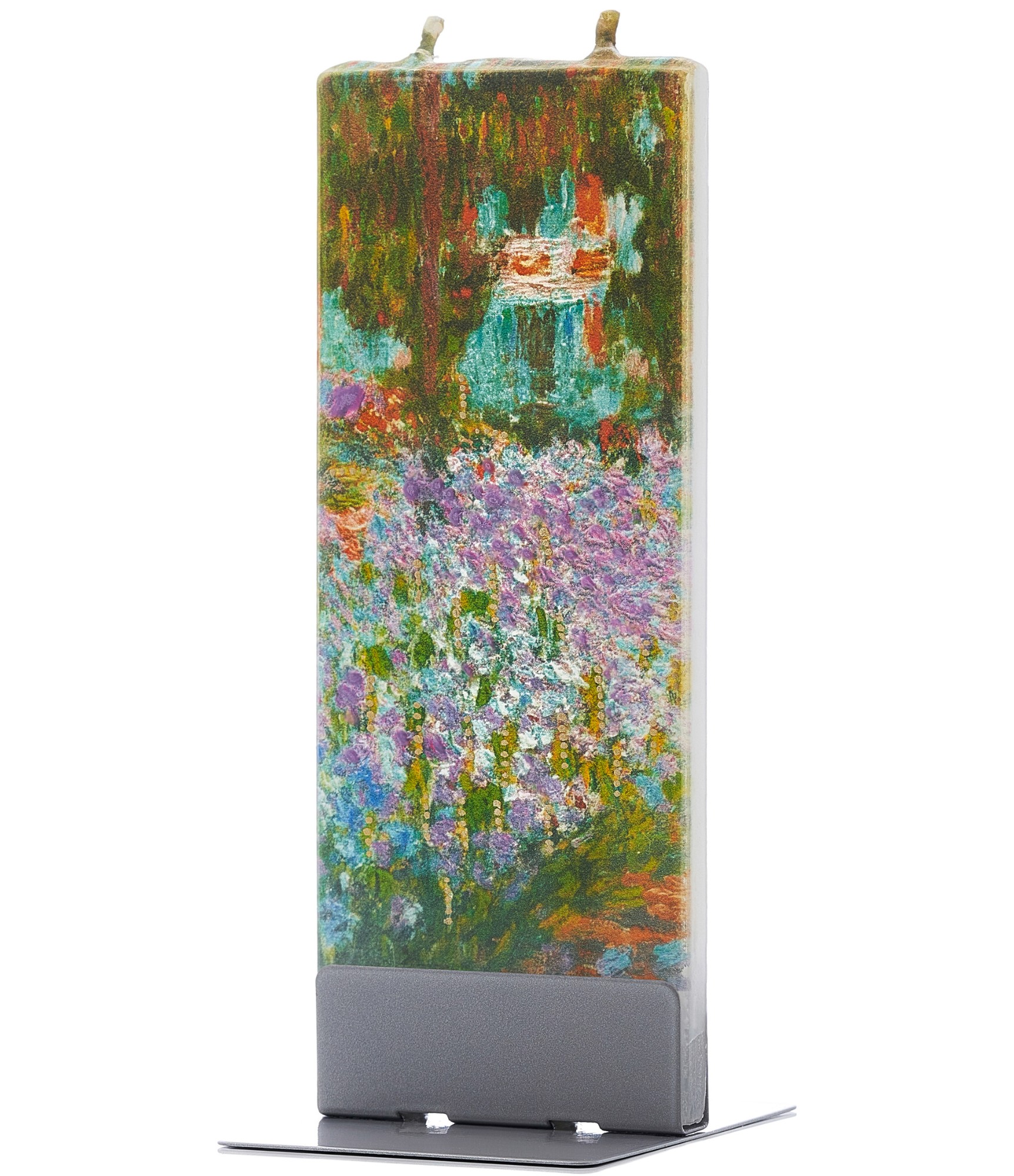 Dāvana meitenei – dekoratīvā svece 20K044 rankų darbo žvakė monet irisai sodas