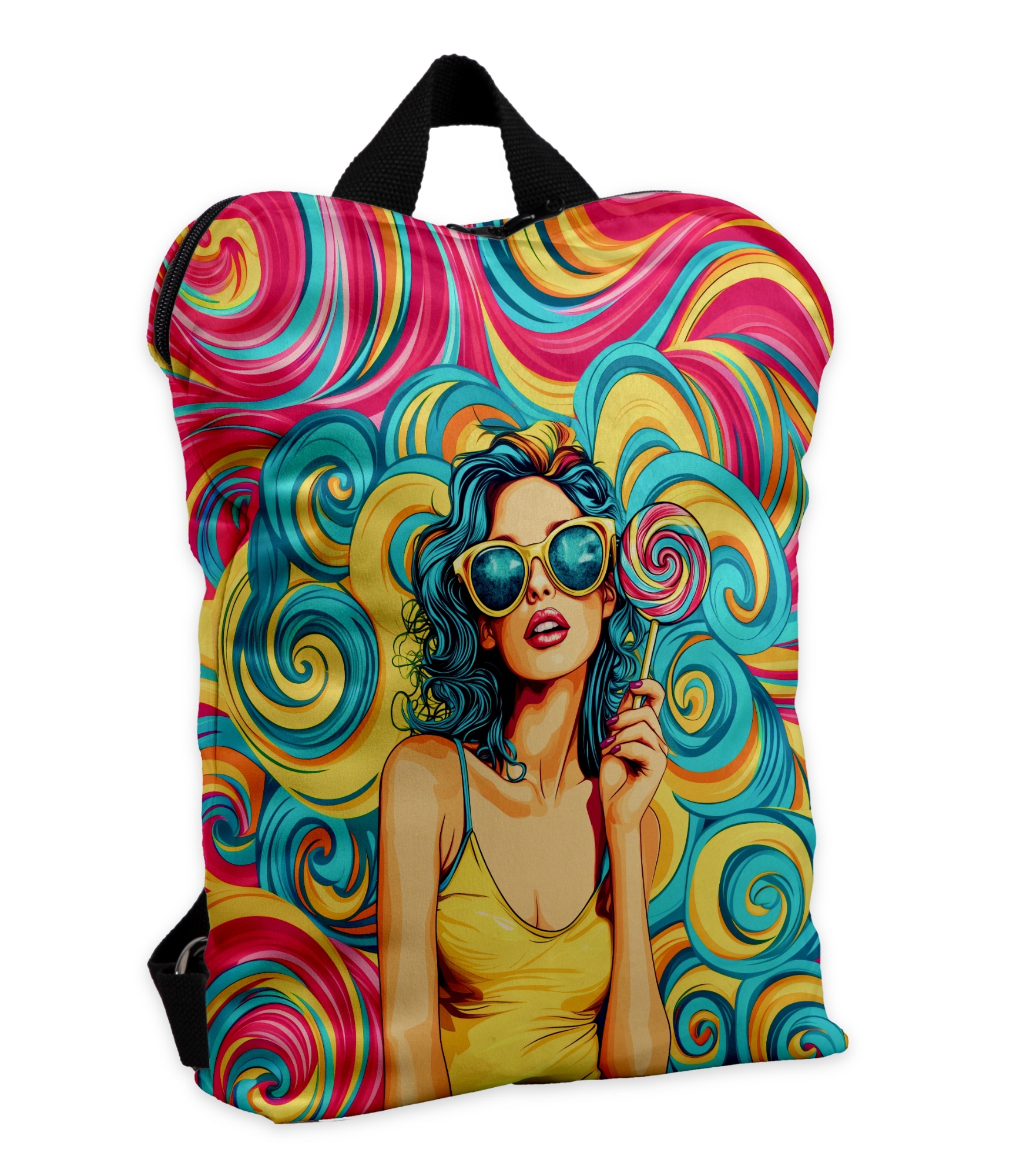 Kuprinė moterims geltona