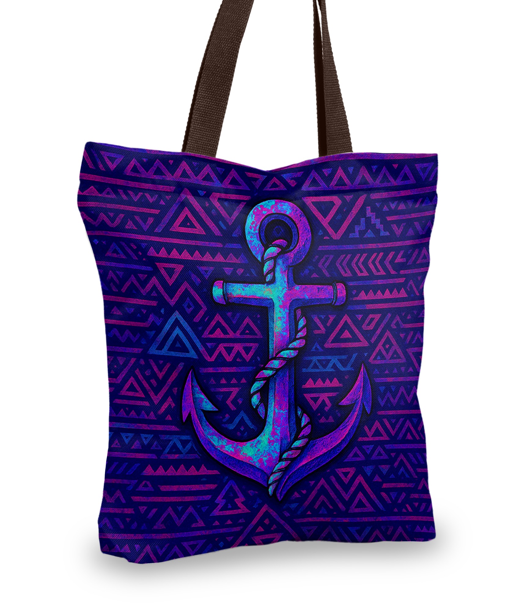 marinistinis pirkinių krepšys inkaras