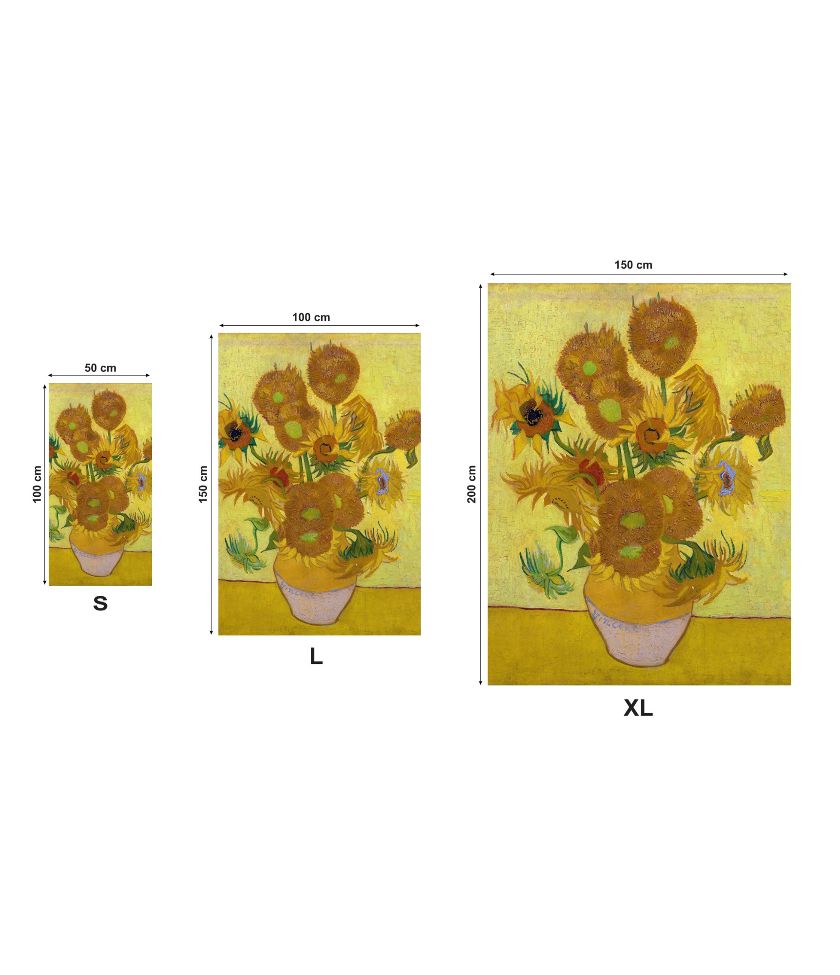 Dvielis Vincent Van Gogh Saulespuķes 5 Dvielis Vincent Van Gogh Saulespuķes 5