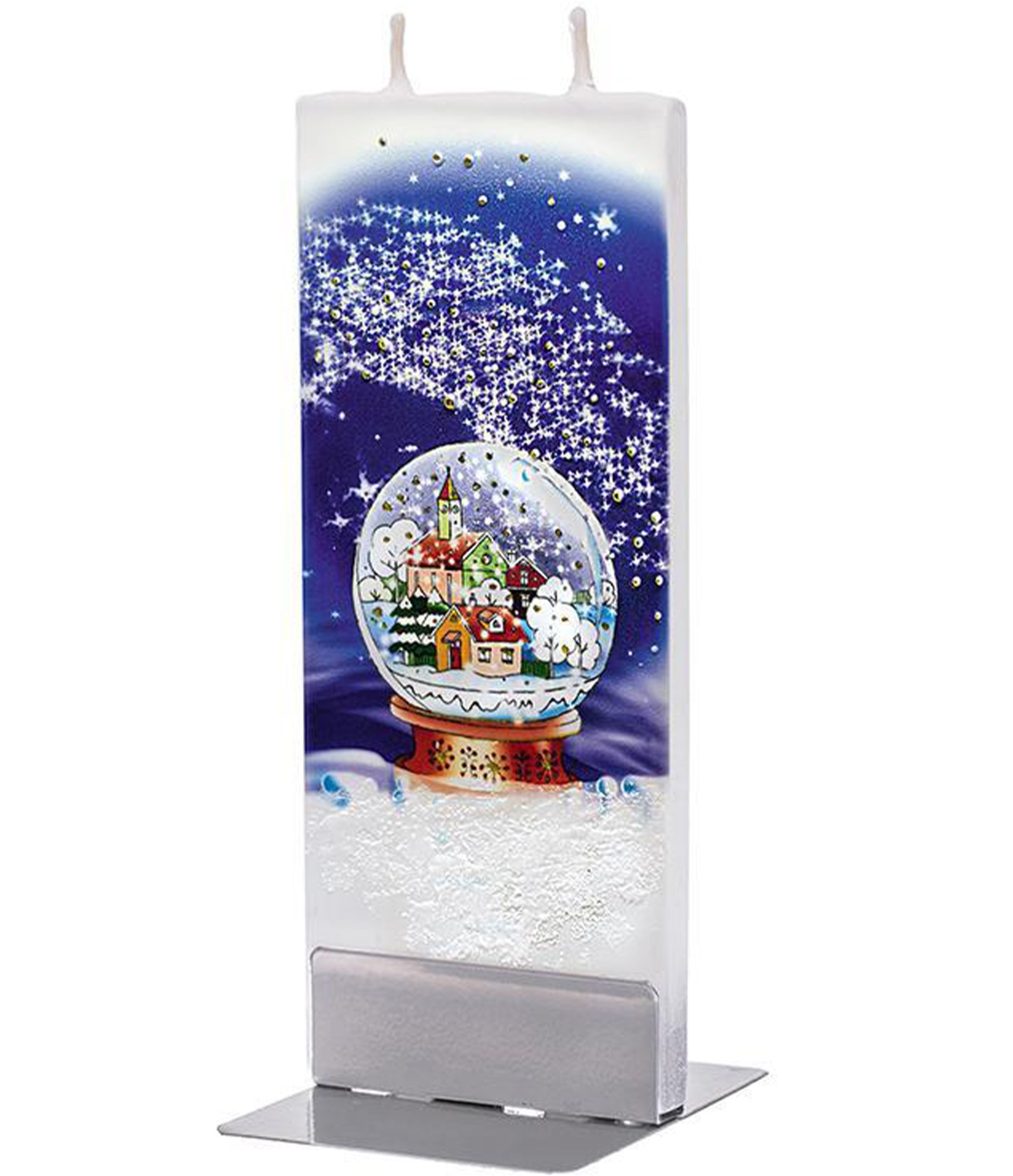 kalėdinė žvakė žiemos pasaka