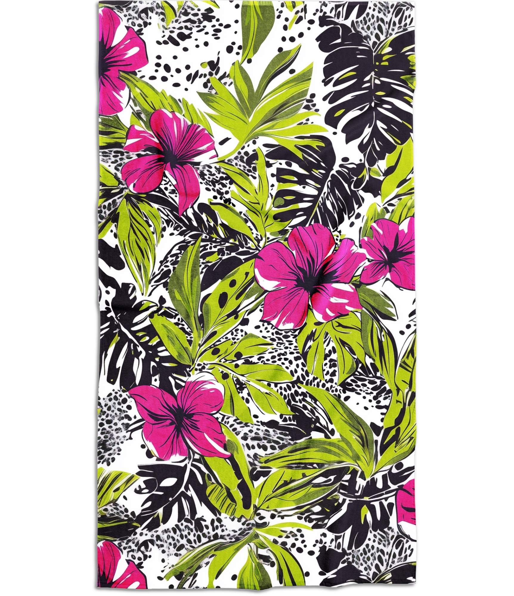 Paplūdimio rankšluostis, Gėlės