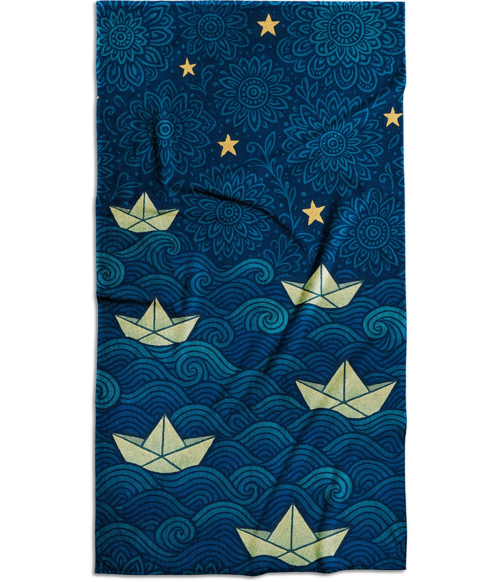 Paplūdimio rankšluostis, Laiveliai