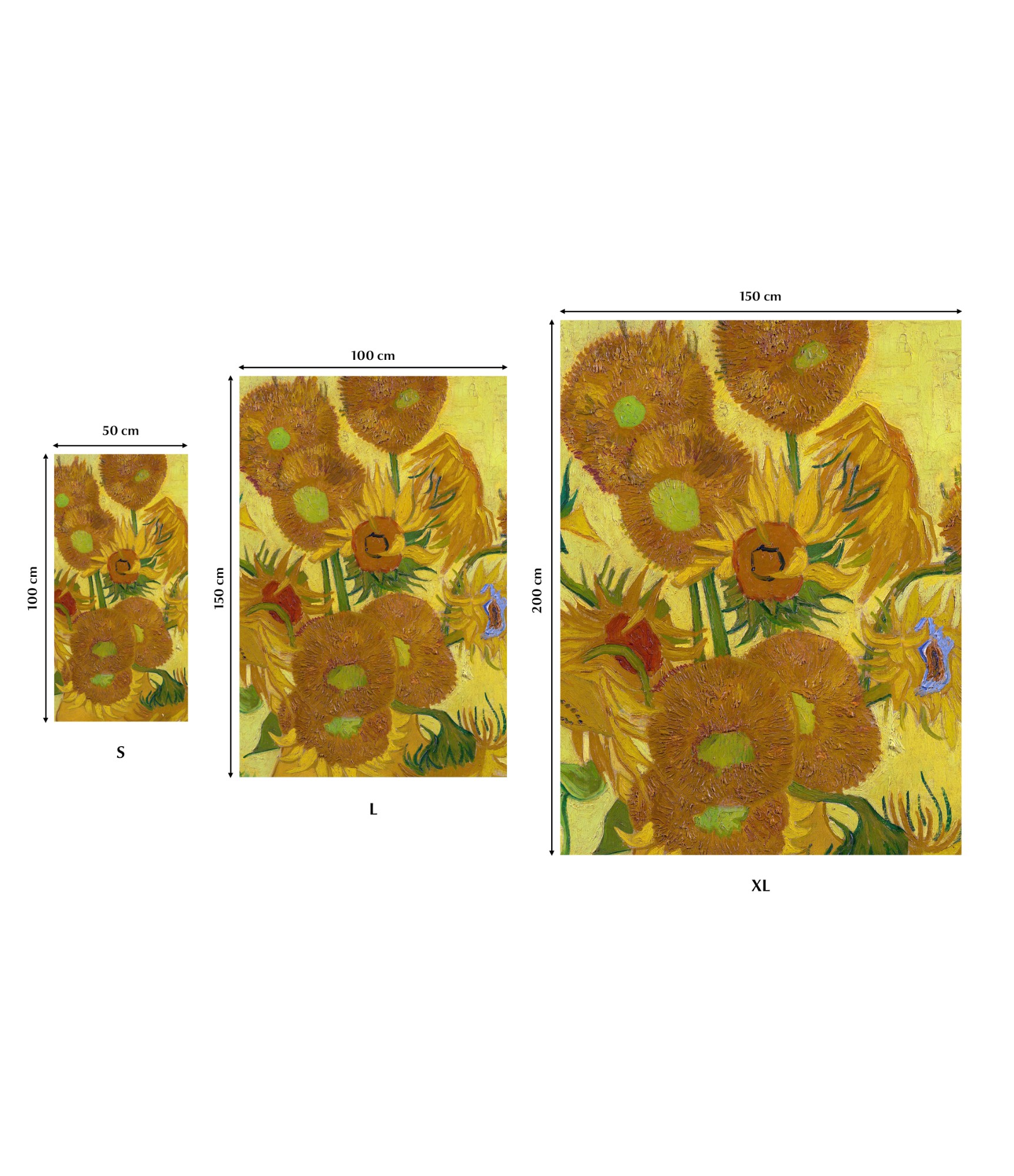 Dvielis Vincent Van Gogh Saulespuķes 5 Dvielis Vincent Van Gogh Saulespuķes 5