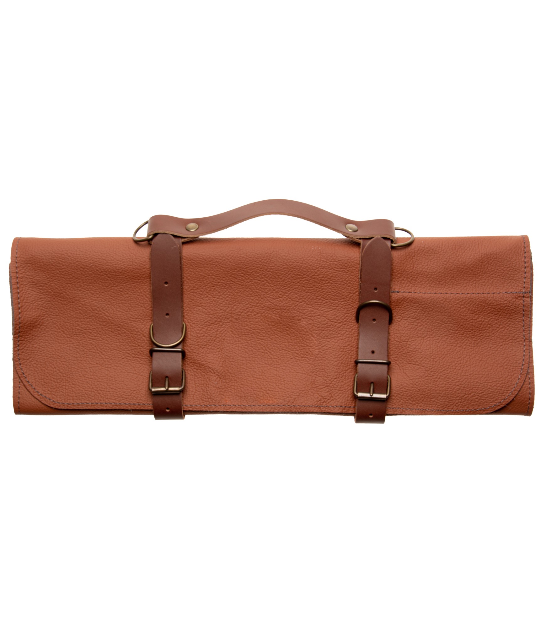 odinis peilių dėklas šviesiai rudas