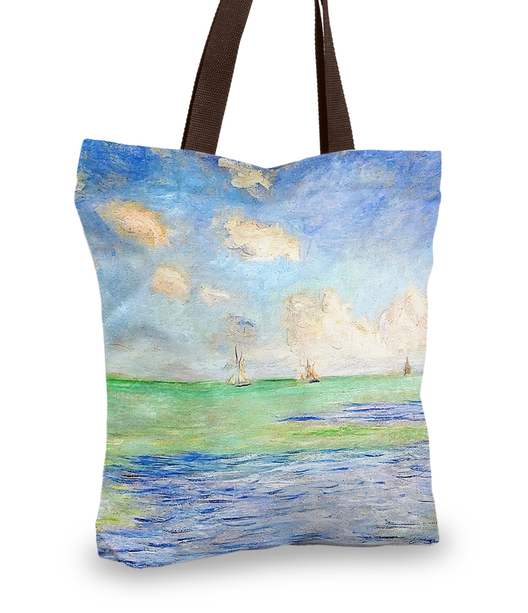 Rokassomiņa Monet Sea ar laivām 25-122-141