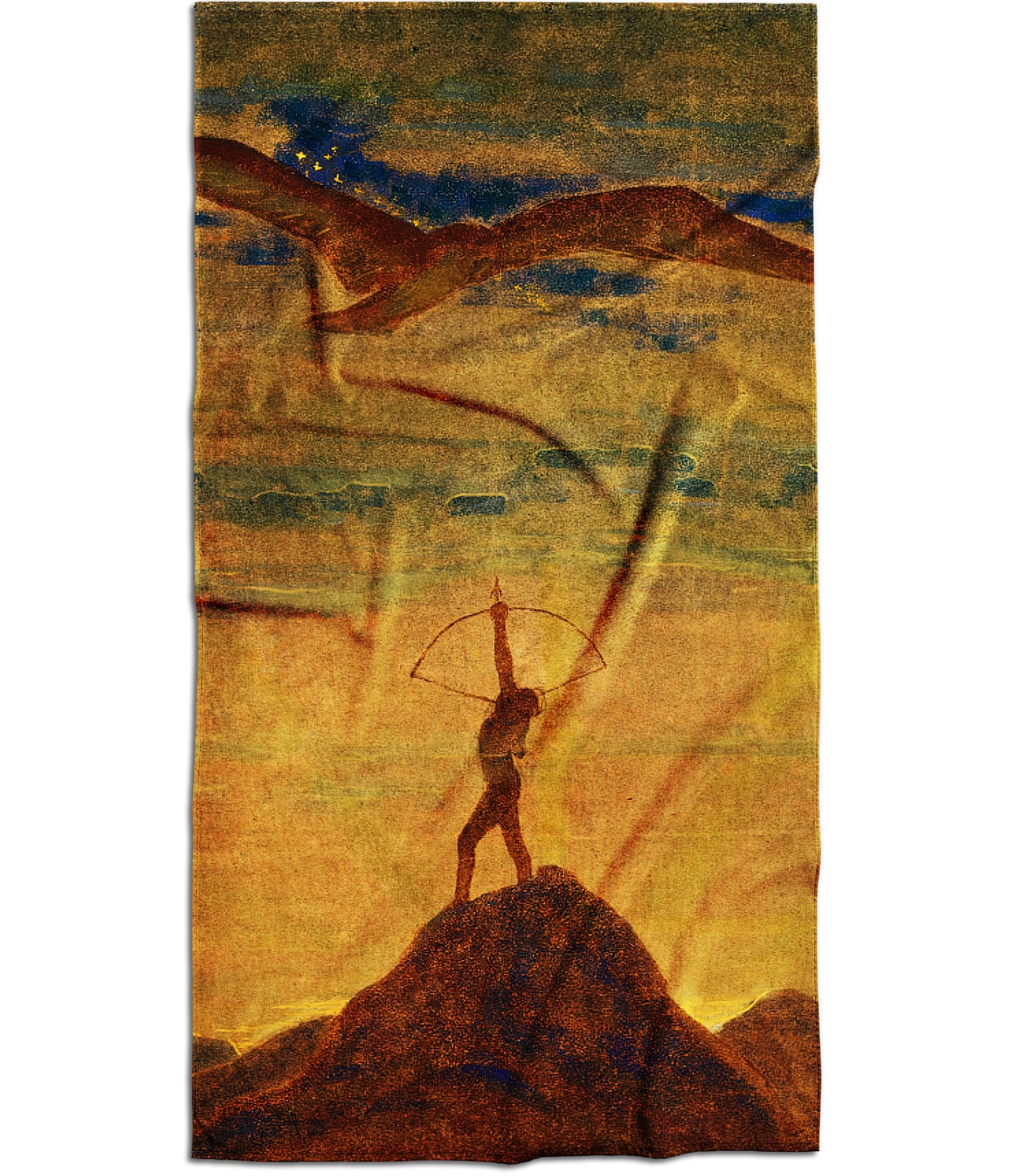 Dvielis Zodiaka zīme Strēlnieks 25-TW-127 3 rankšluostis zodiakai 3