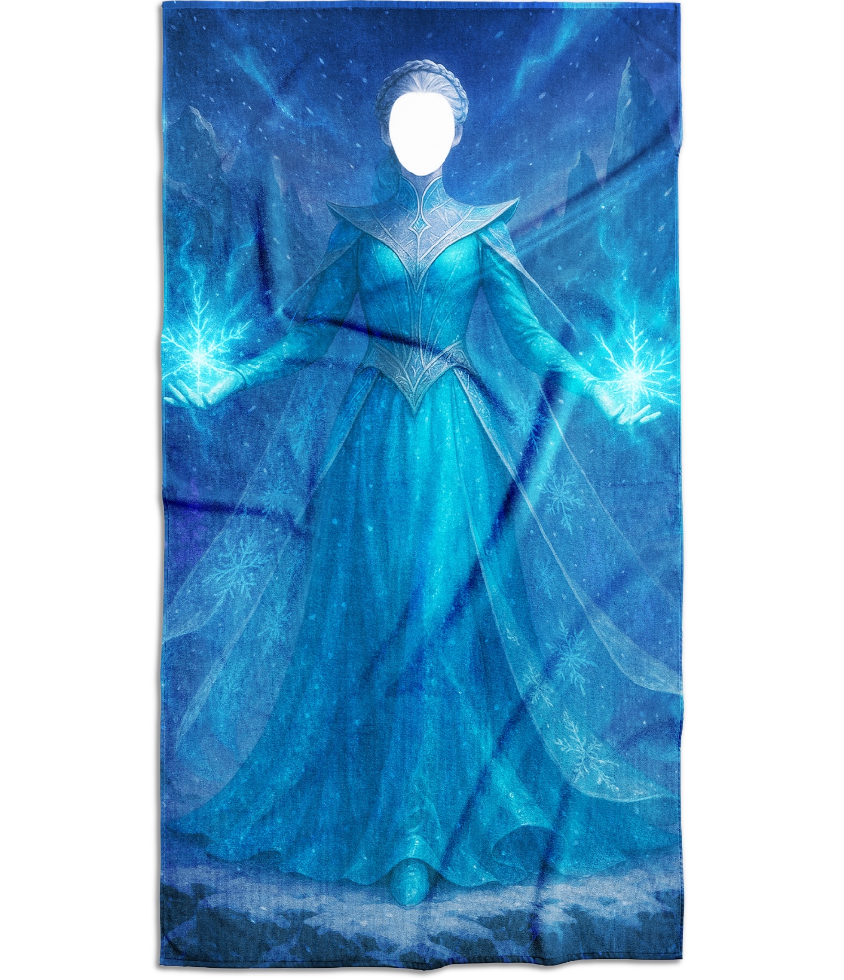 Dvielis ar jūsu seju 25-TW-162 Snow Queen 2 Rankšluostis su jūsų veidu, Snow Queen 2