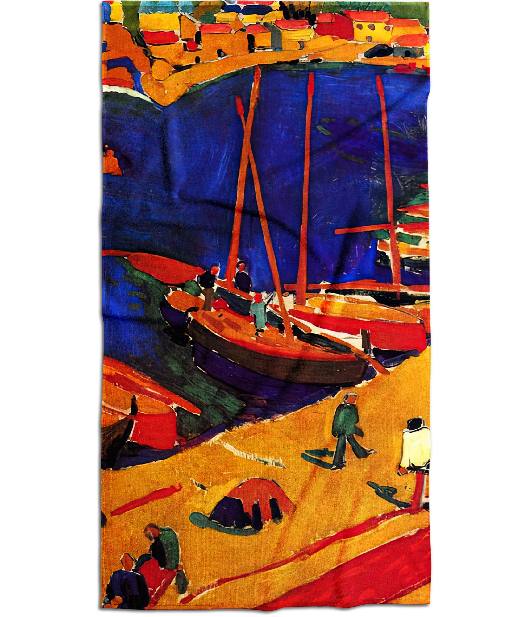 stilingas ranksluostis su spauda