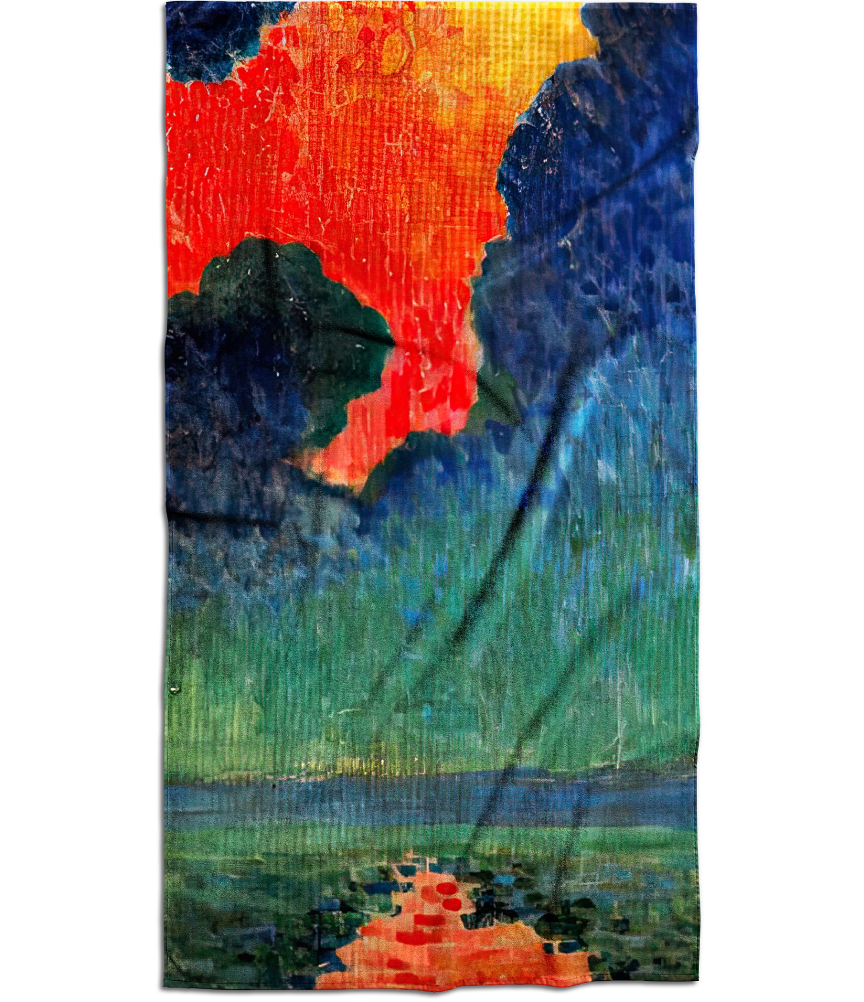 rankšluostis su spauda