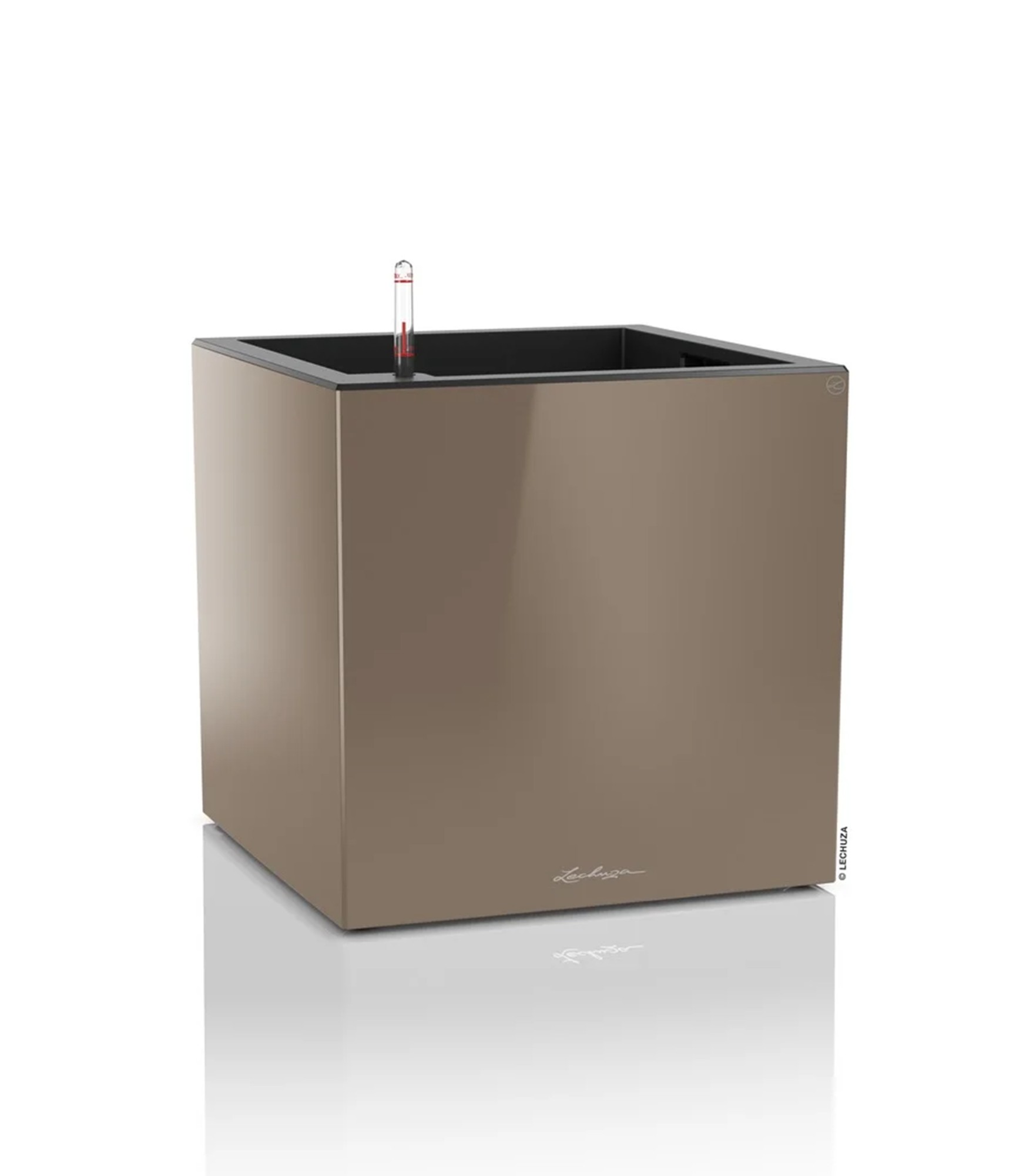 Puķu pods Lechuza Canto Square Premium 40 4 rudas lechuza canto premium vazonas 4