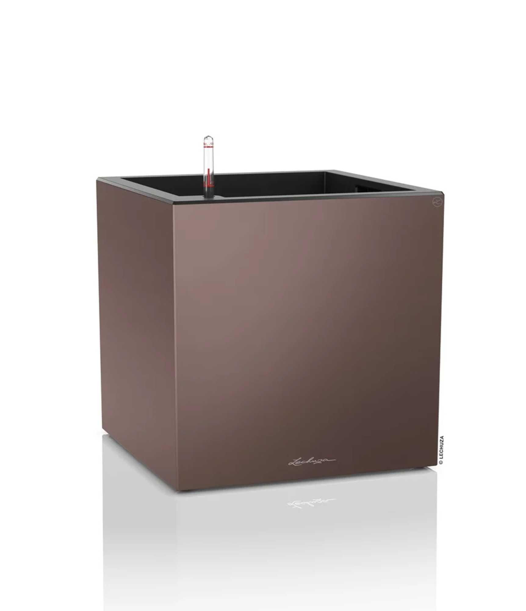 Puķu pods Lechuza Canto Square Premium 40 lechuza vazonas rudas canto premium
