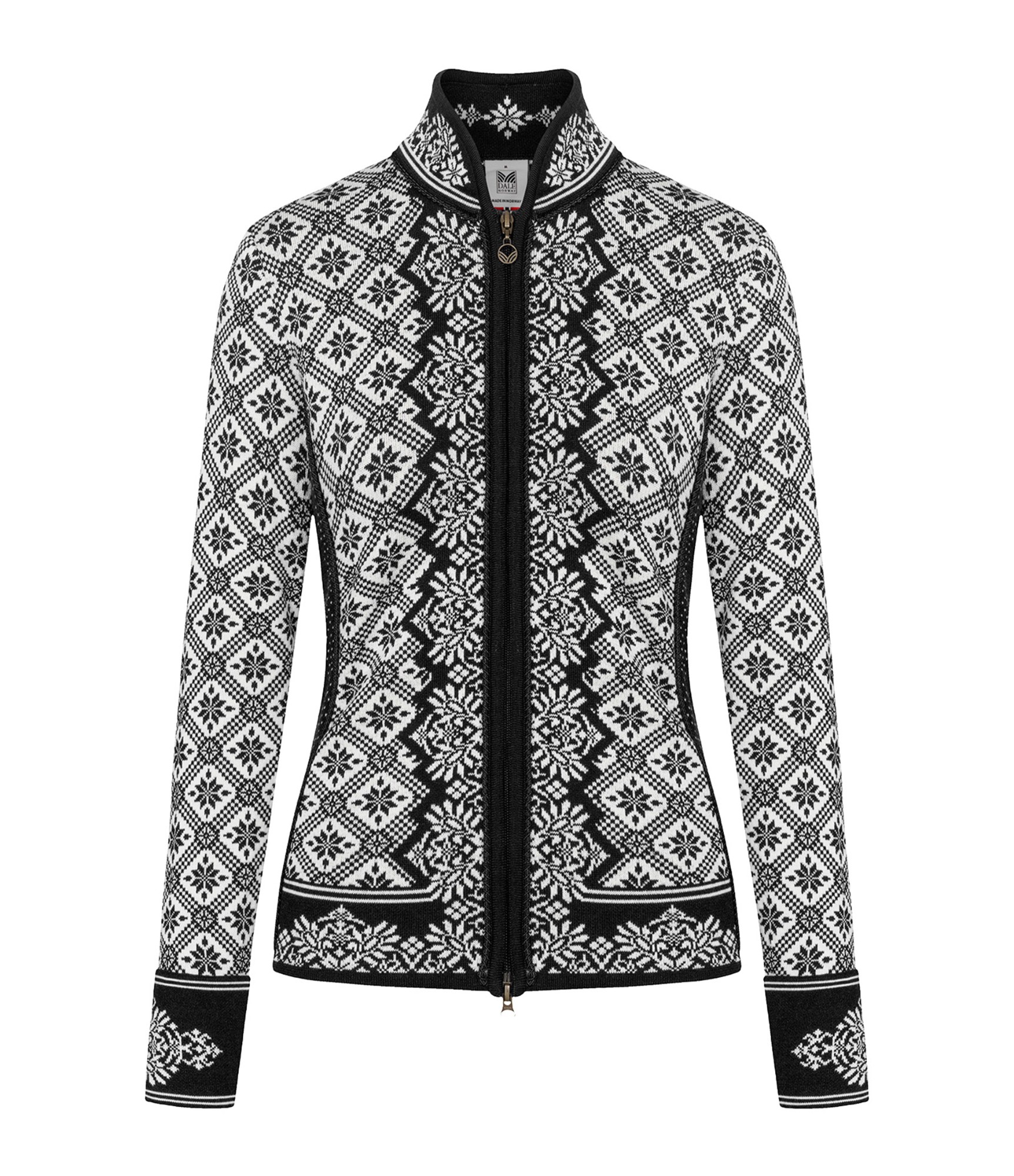 megztinis moterims merino vilna juoda balta