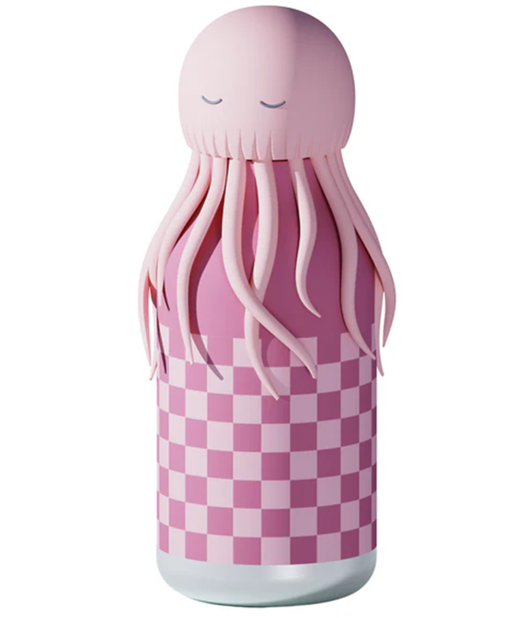 Bērnu ūdens pudele Jellyfish Pink 2 rožinė gertuvė vaikams 2