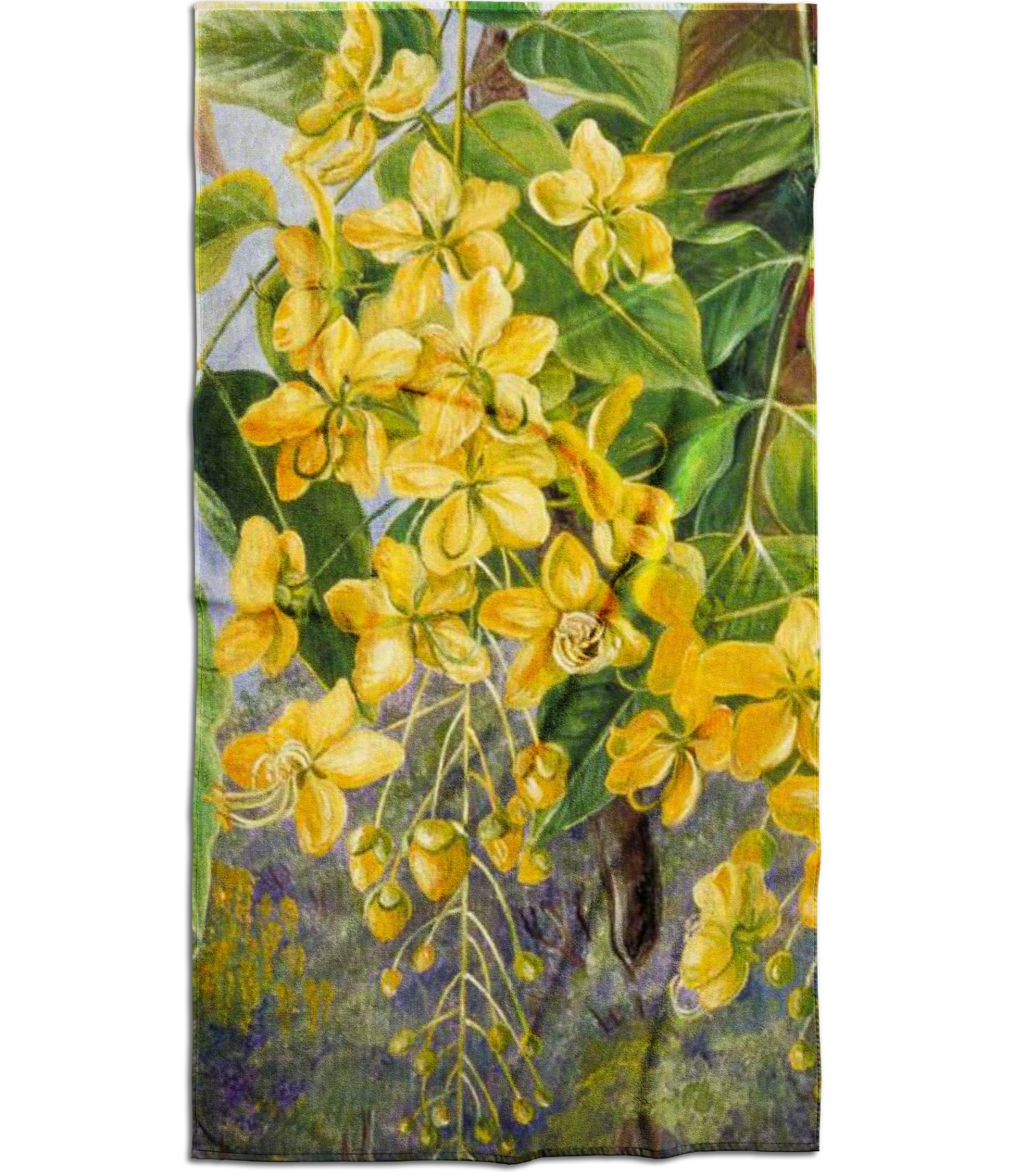 rankšluostis geltonos gėlės