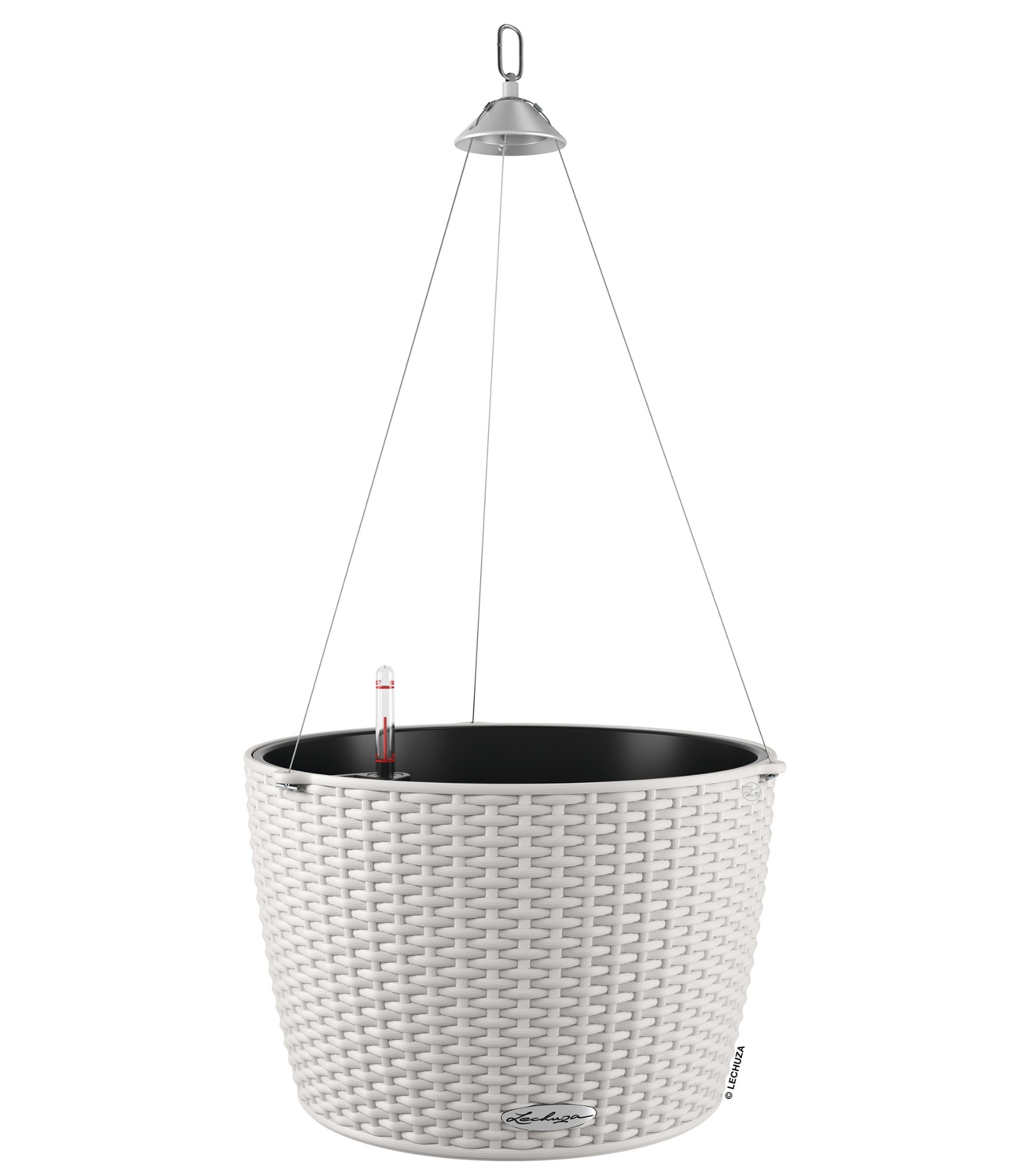 sviesiai pilkas vazonas lechuza