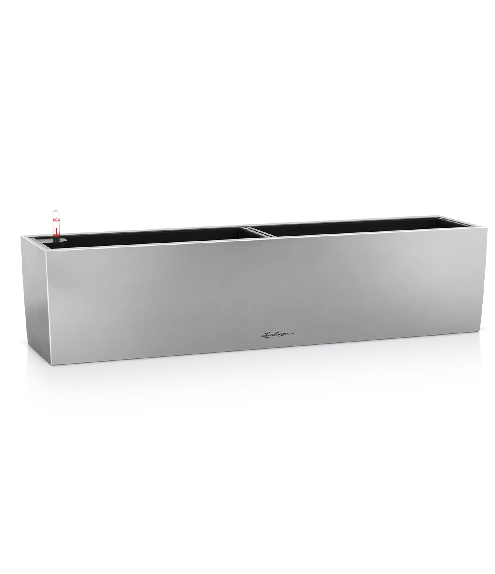 Nerūsējošā tērauda Lechuza katls Balconera Steel 80