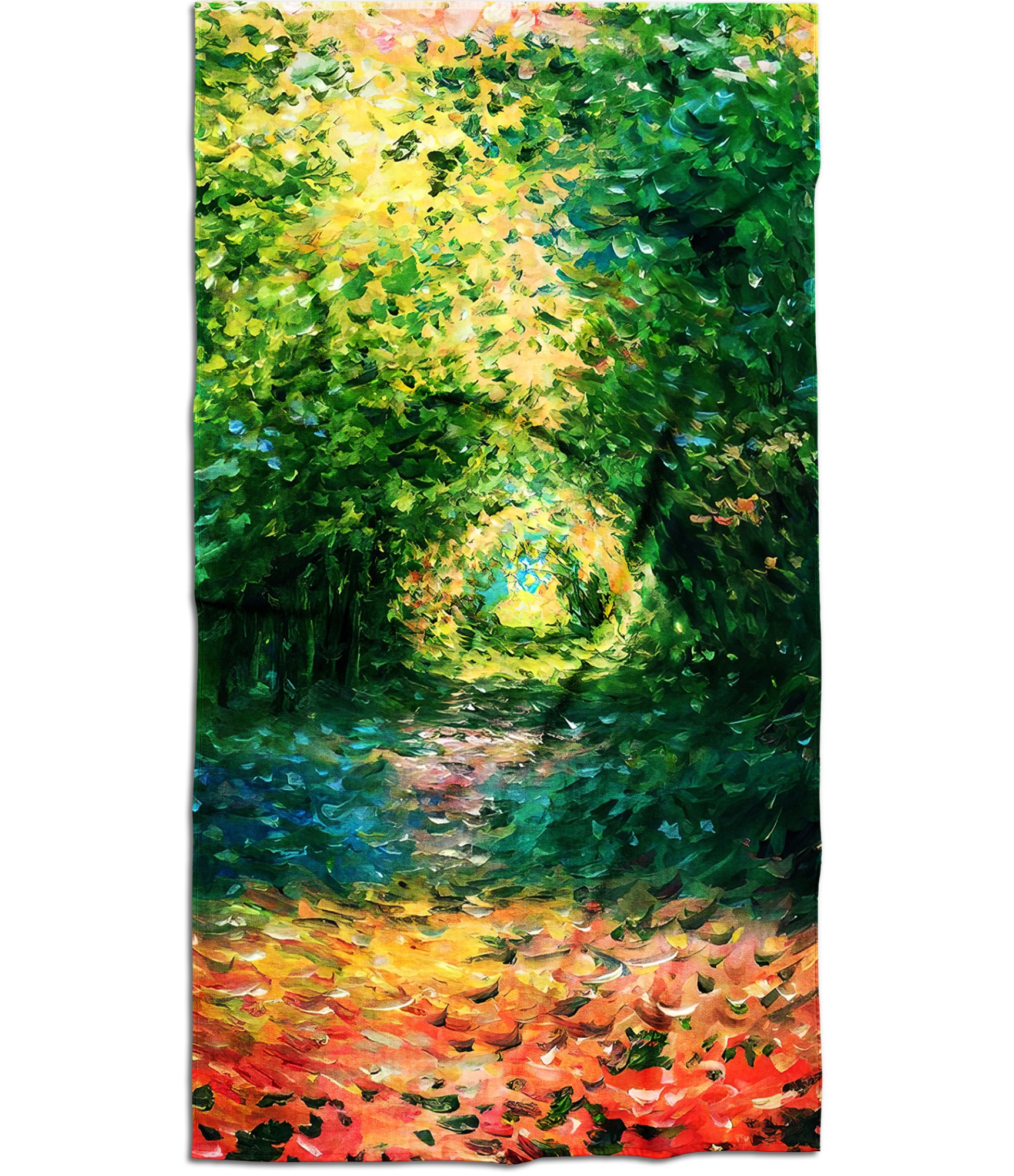 meniškas rankšluostis su spauda