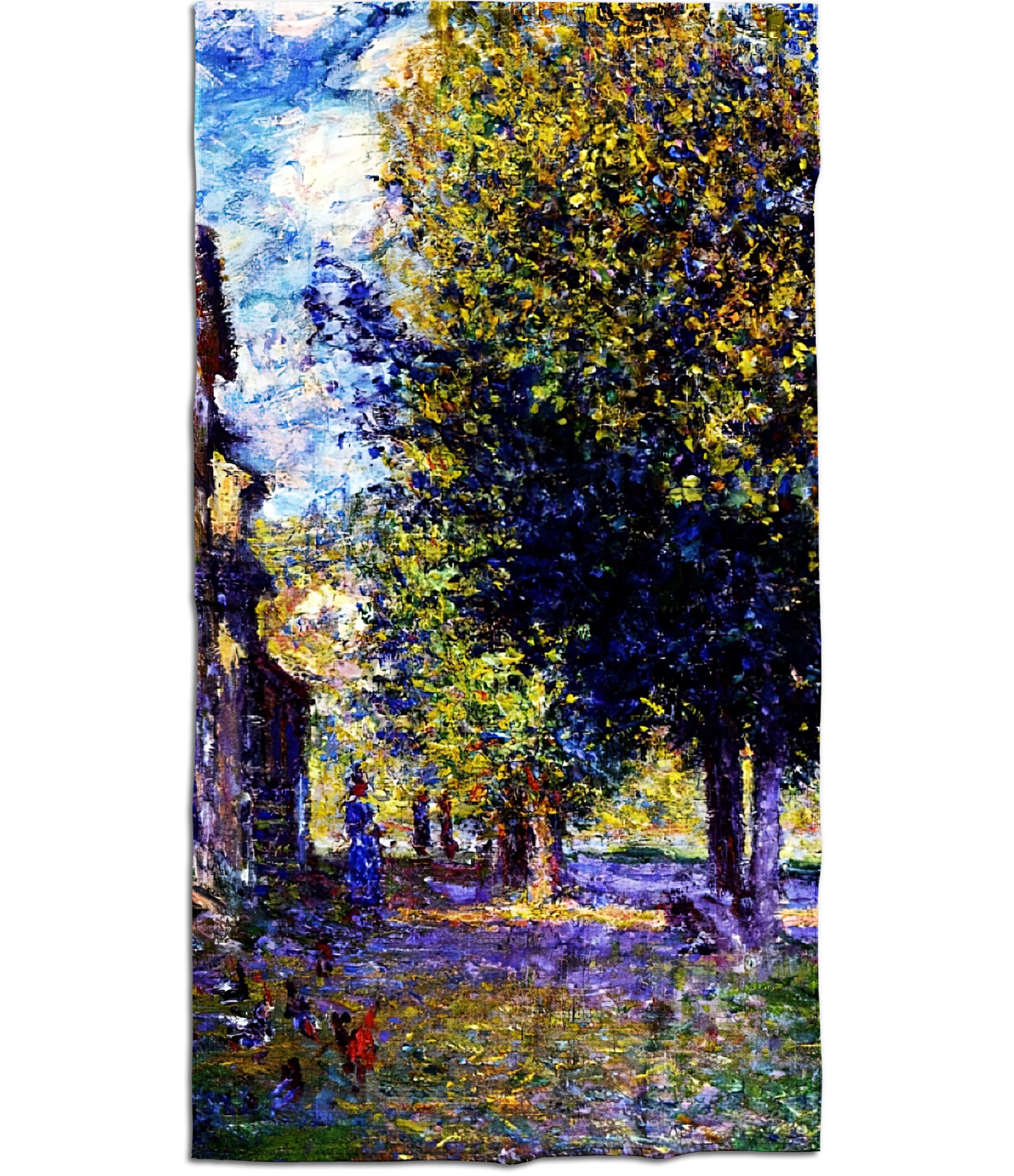 vasariškas rankšluostis su spauda