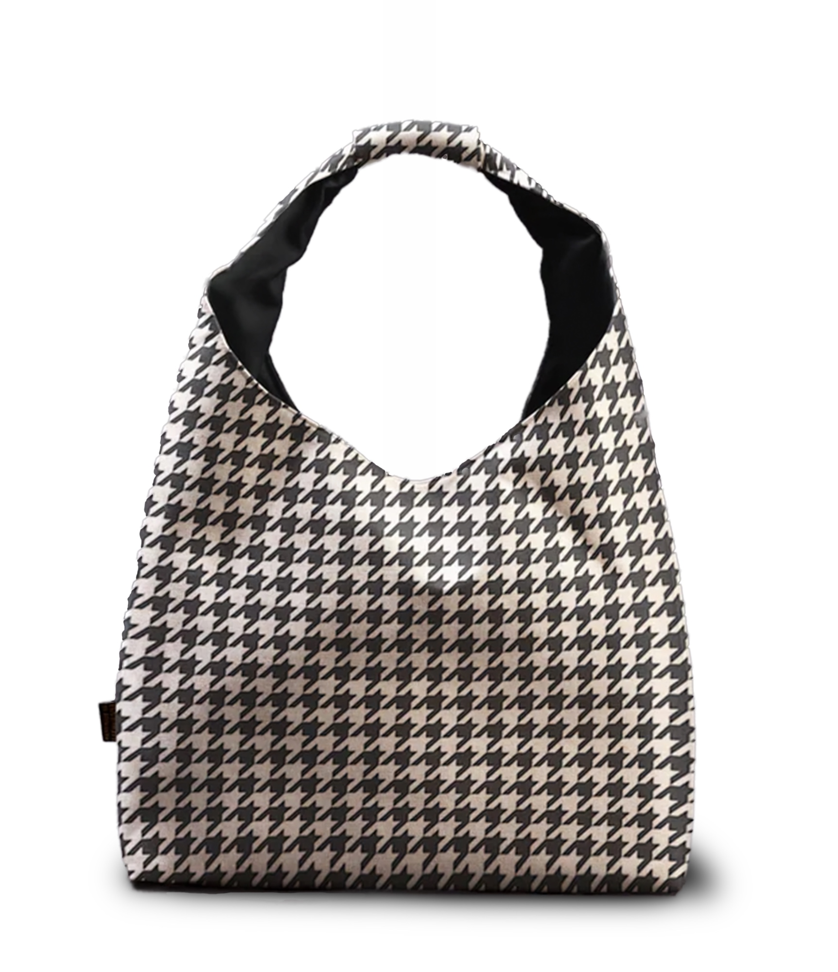 klasikinė juoda balta rankinė moterims