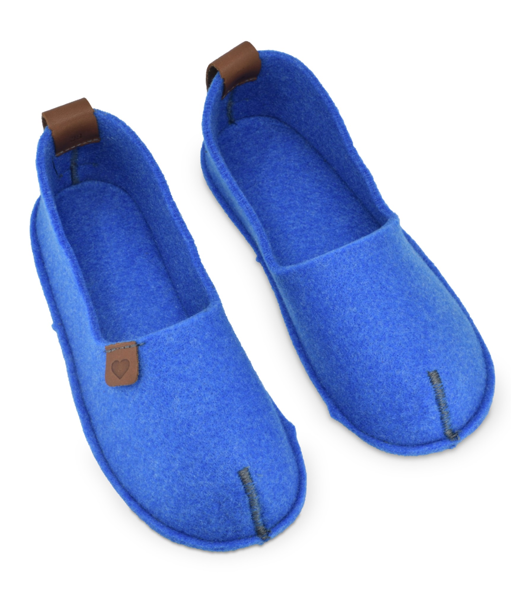 mėlynos kambarinės šlepetės