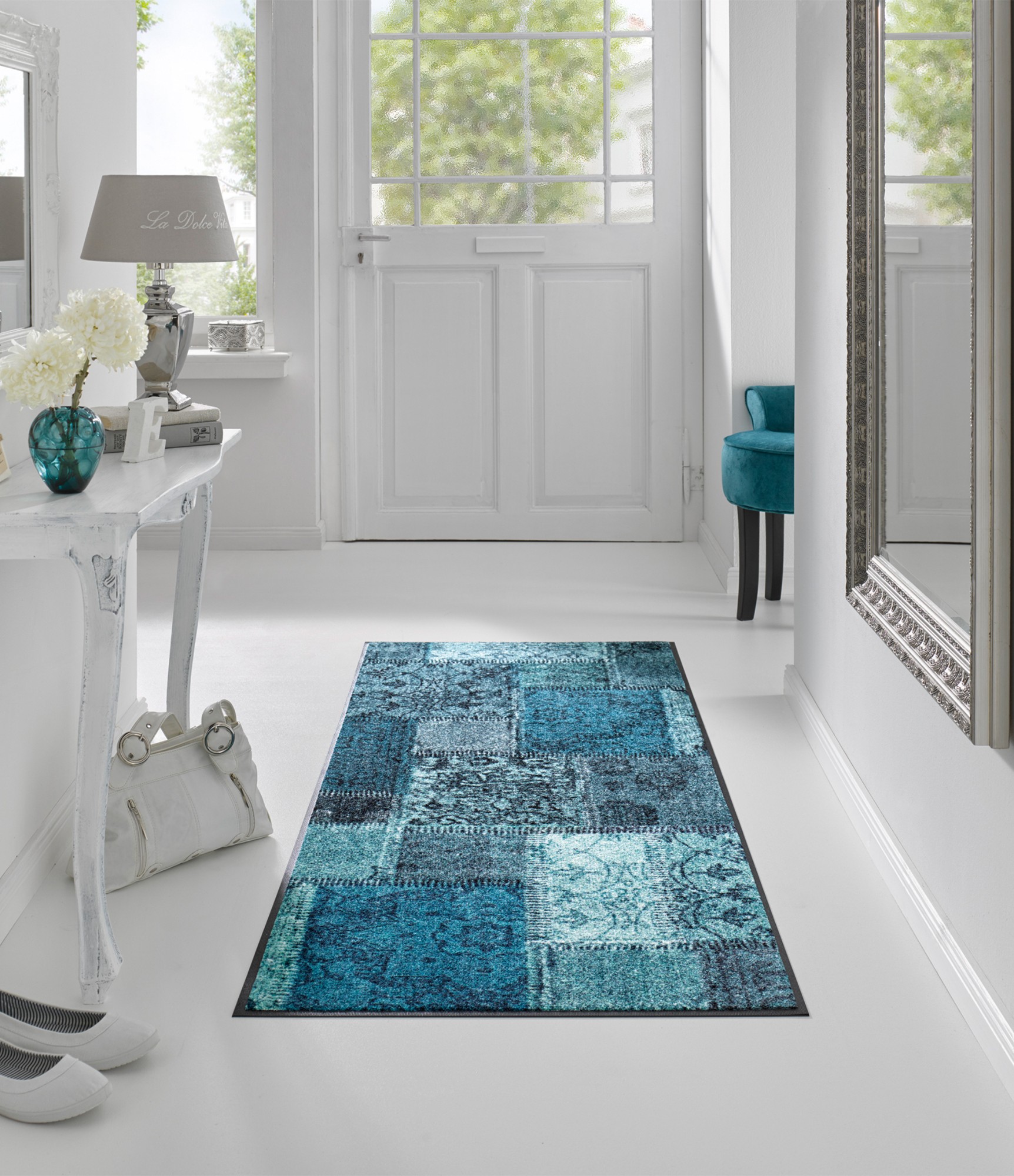 vintažinio stiliaus kiliminis takas namams