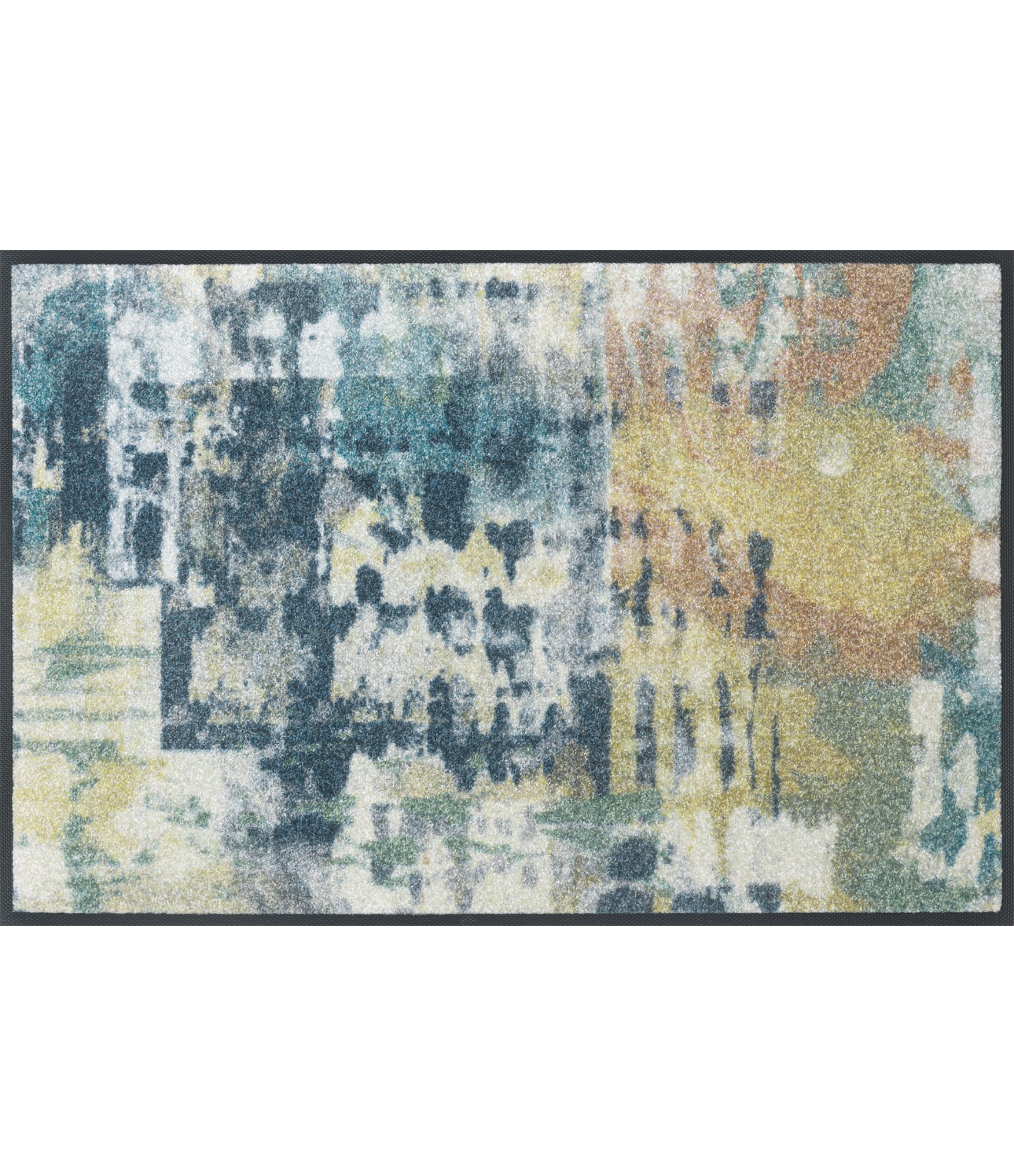 durų kilimėlis žalsvas plaunamas