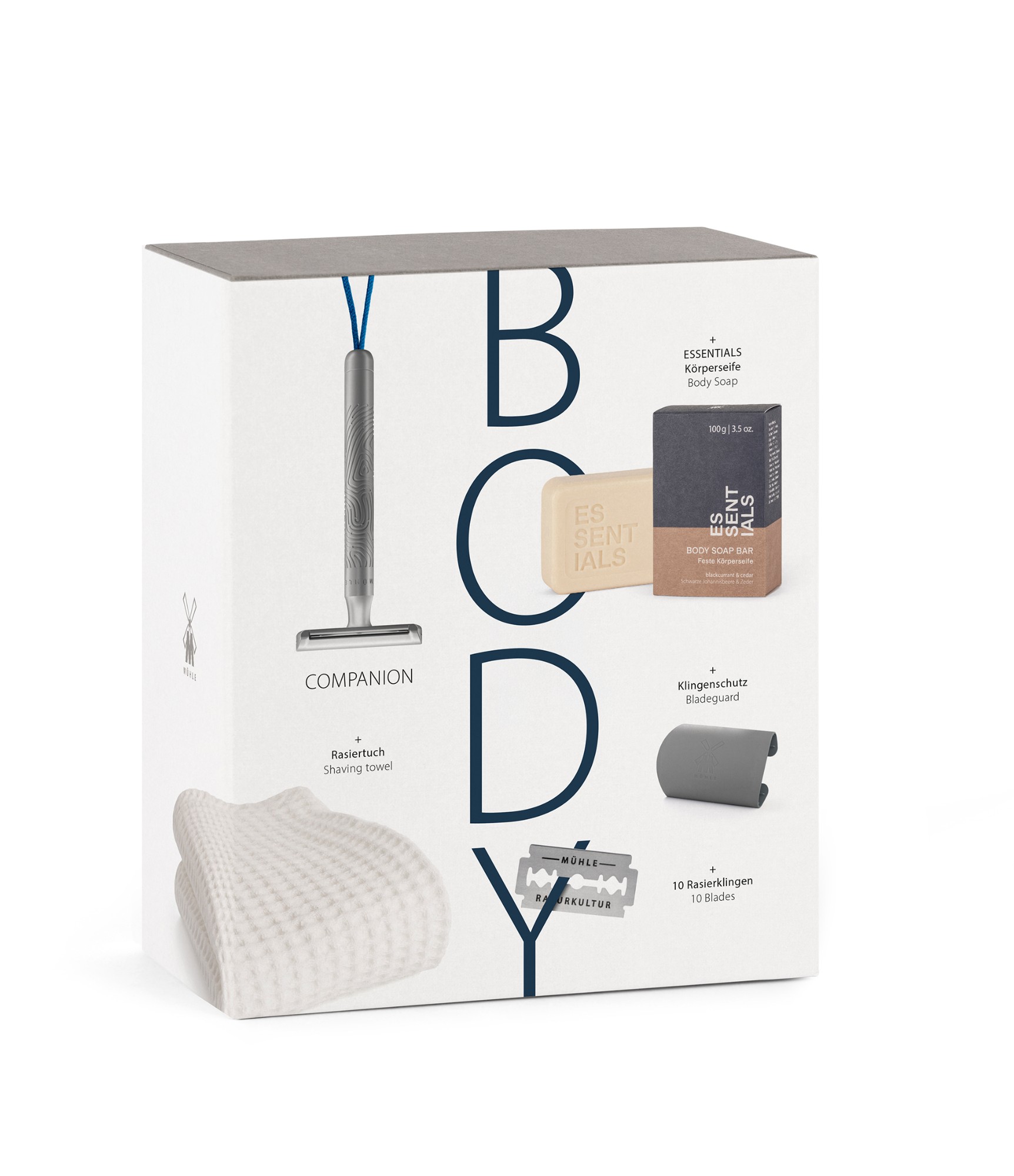 dovanu rinkinys skutimosi priemones muhle