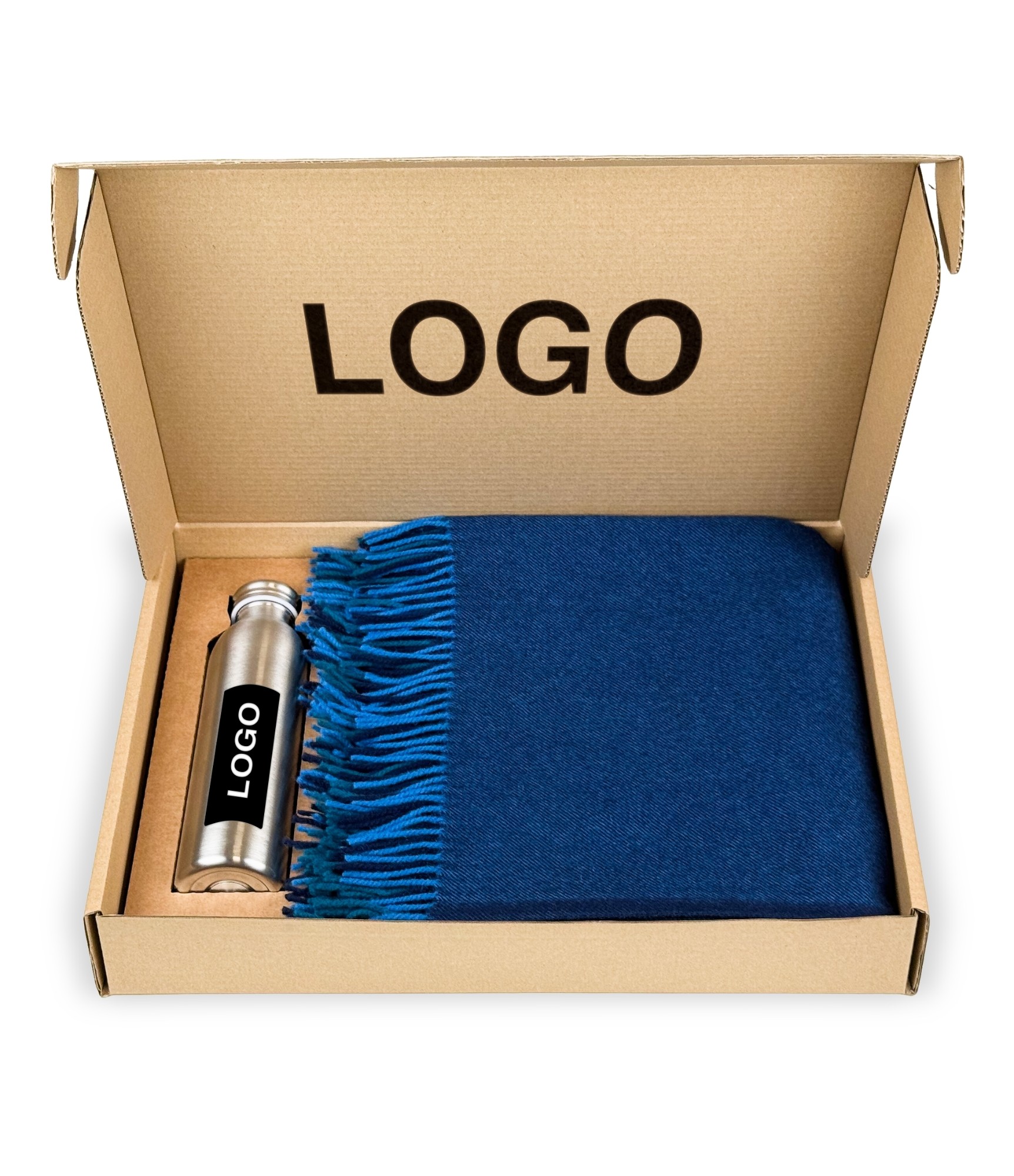 kokybiškos verslo dovanos merino pledas ir gertuvė