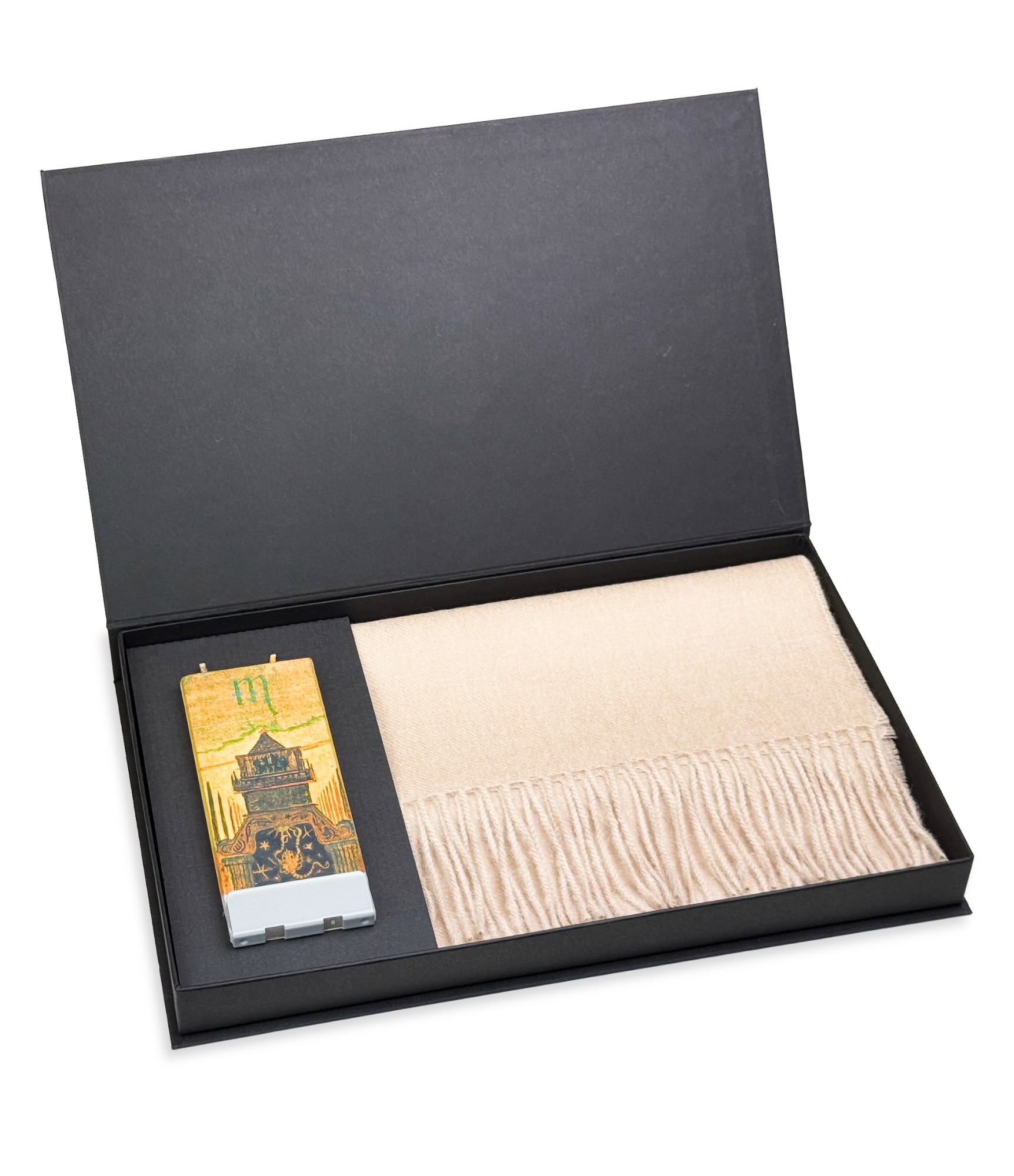 dovanos merginai salikas ir zvake su zodiako zenklu