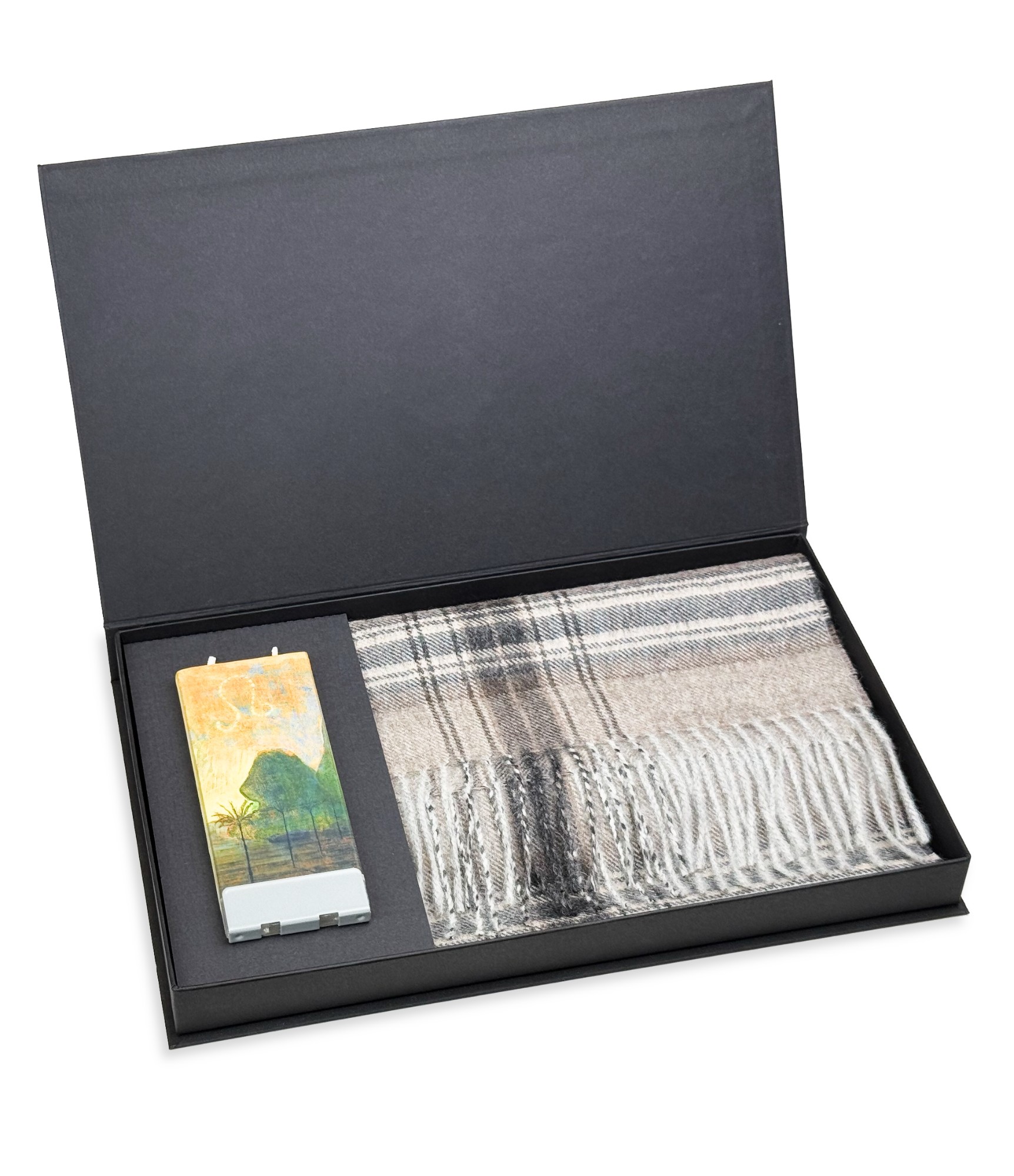 stilinga dovana vaikinui salikas ir zvake