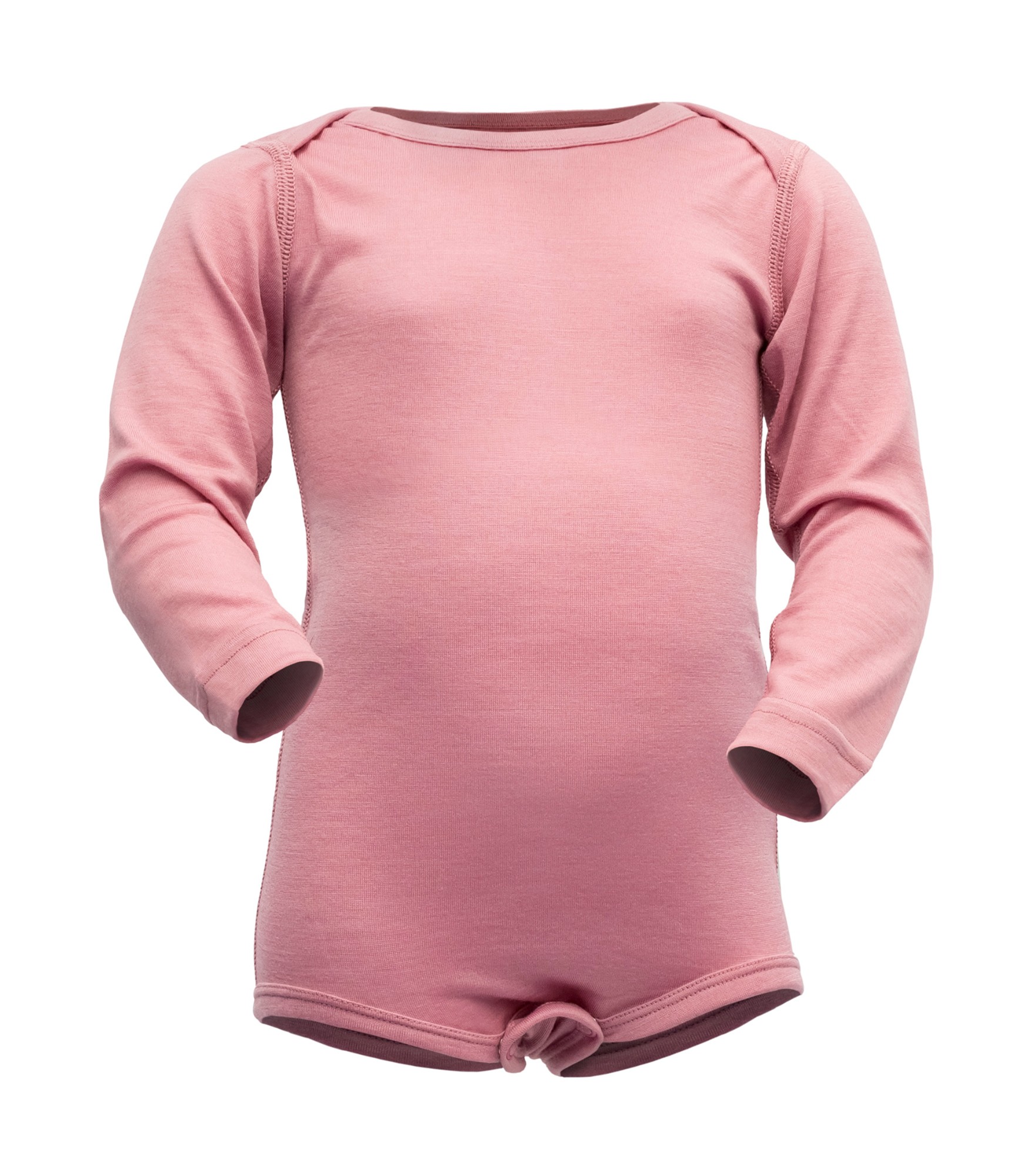 rožinis bodžiukas kūdikiams merino vilna devold