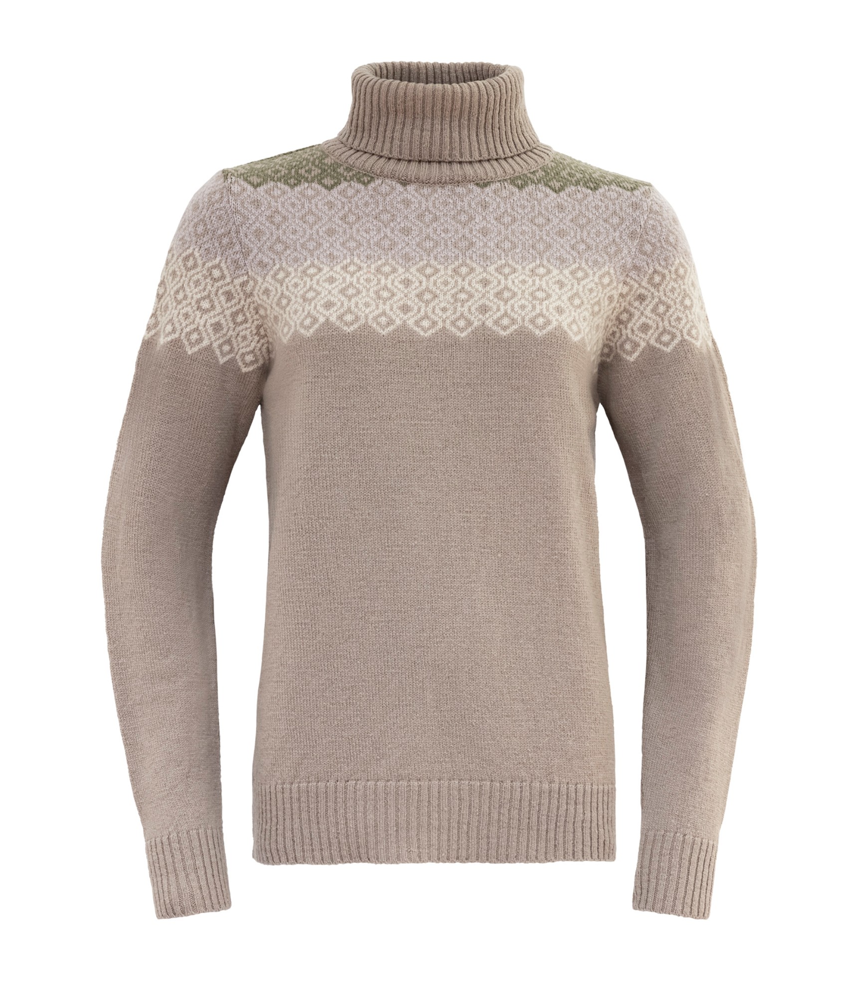 moteriškas megztinis merino vilna smėlio spalva