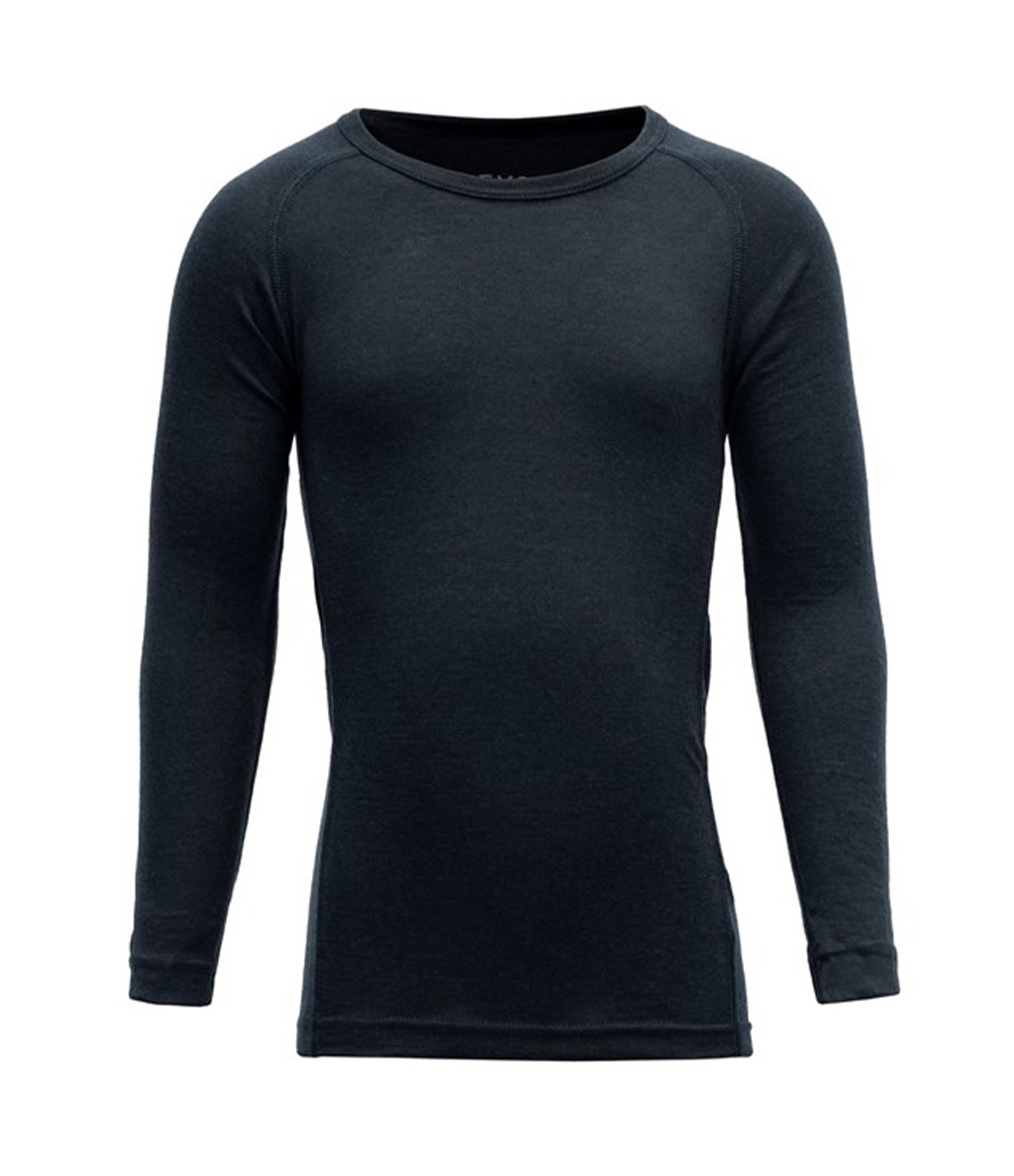 vaikiški marškinėliai merino vilna tamsiai mėlyni devold