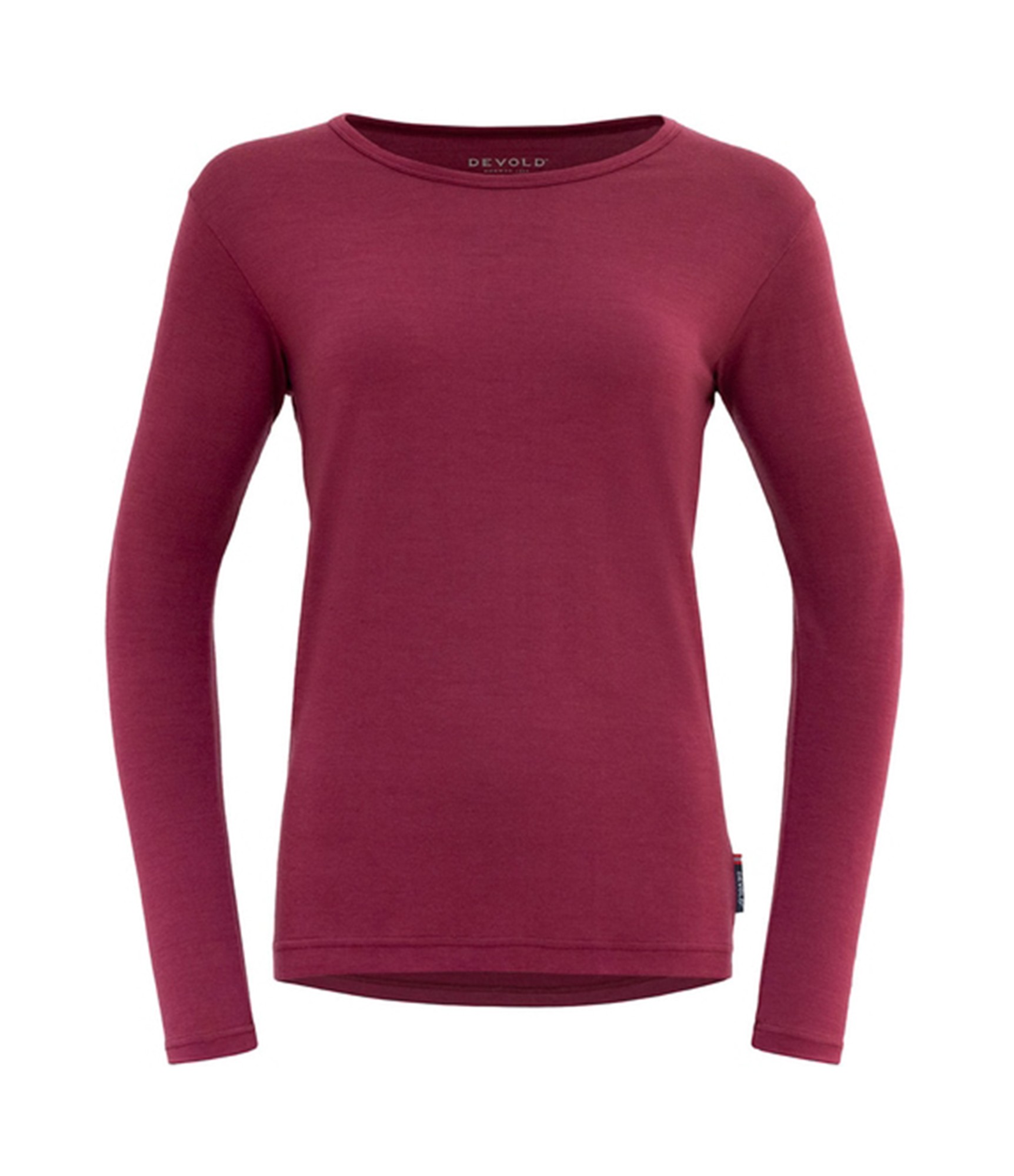 termo palaidinė moterims tamsiai raudona devold