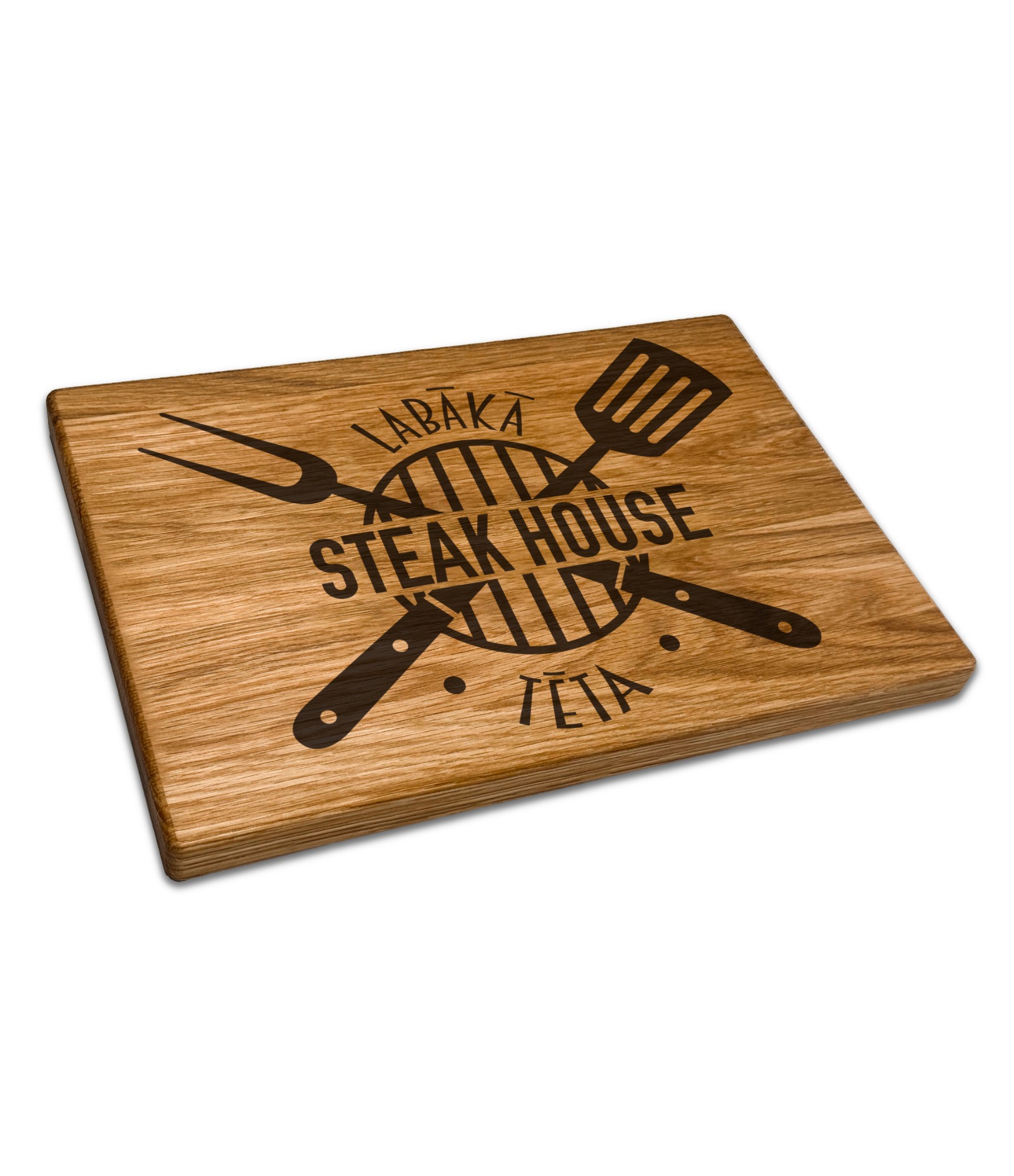 Gravēts dēlis Labākā tēta steakhouse