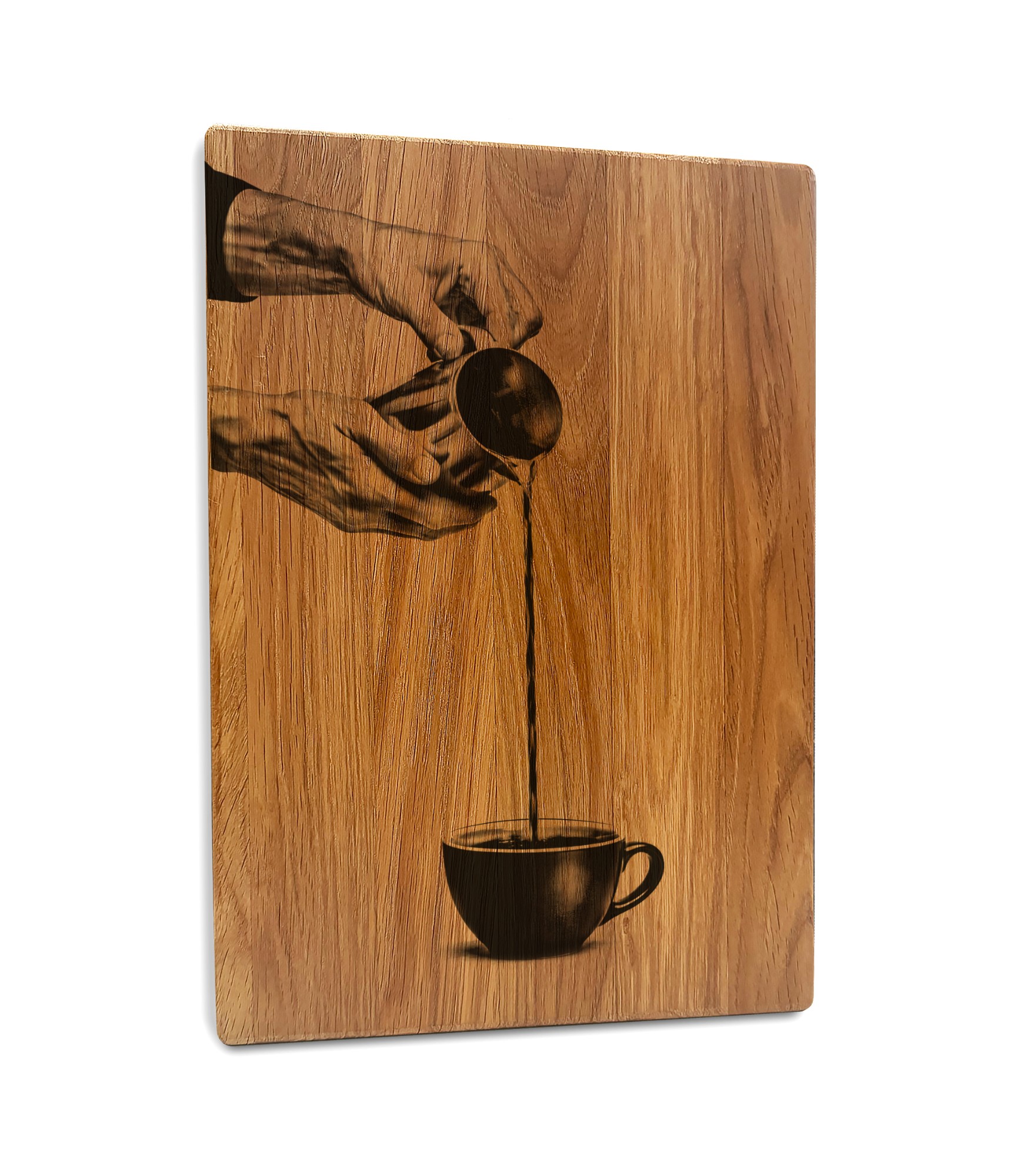 Iegravēts griešanas dēlis Cappuccino