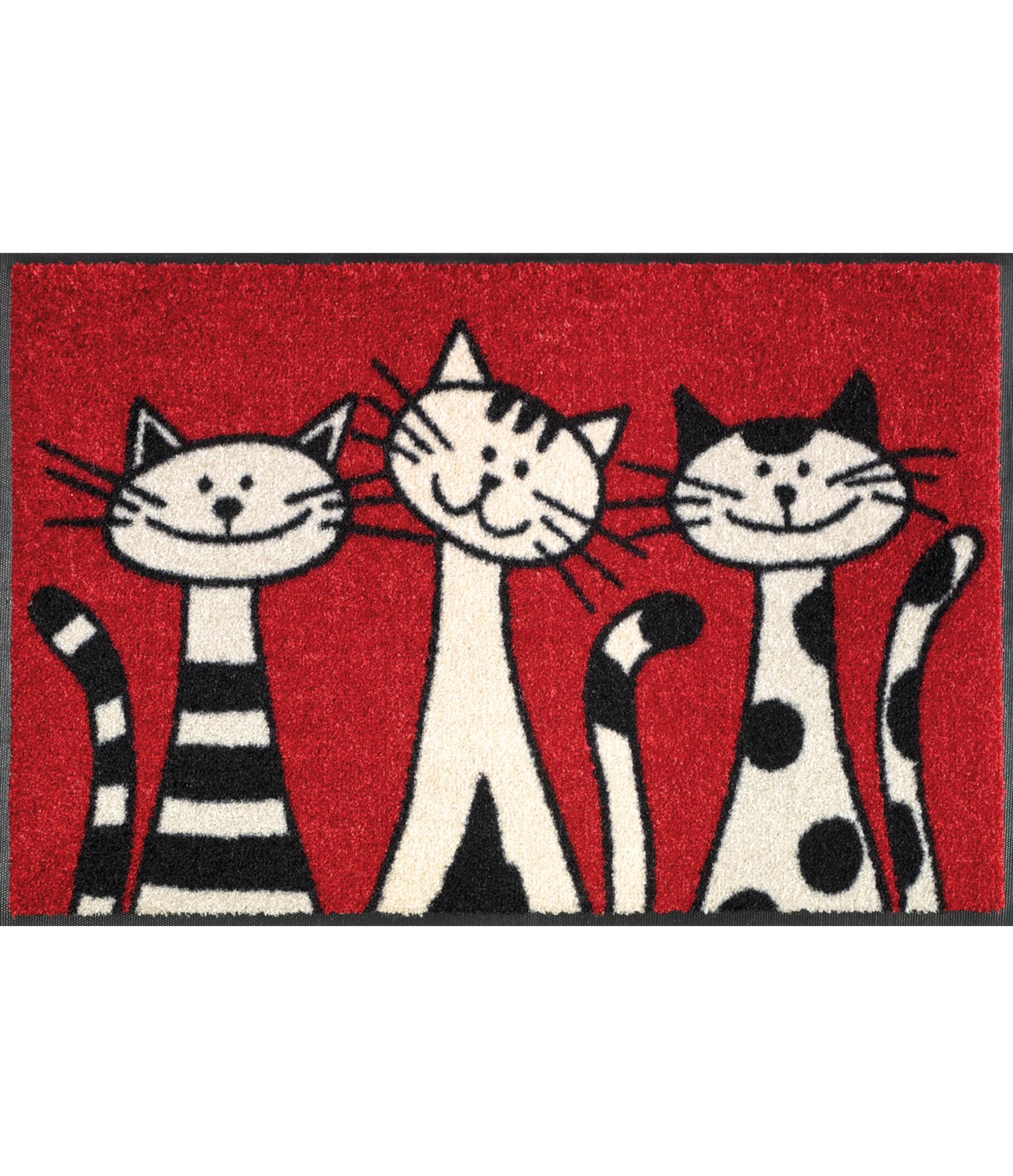 Arzemju durvju paklājs majai Three cats
