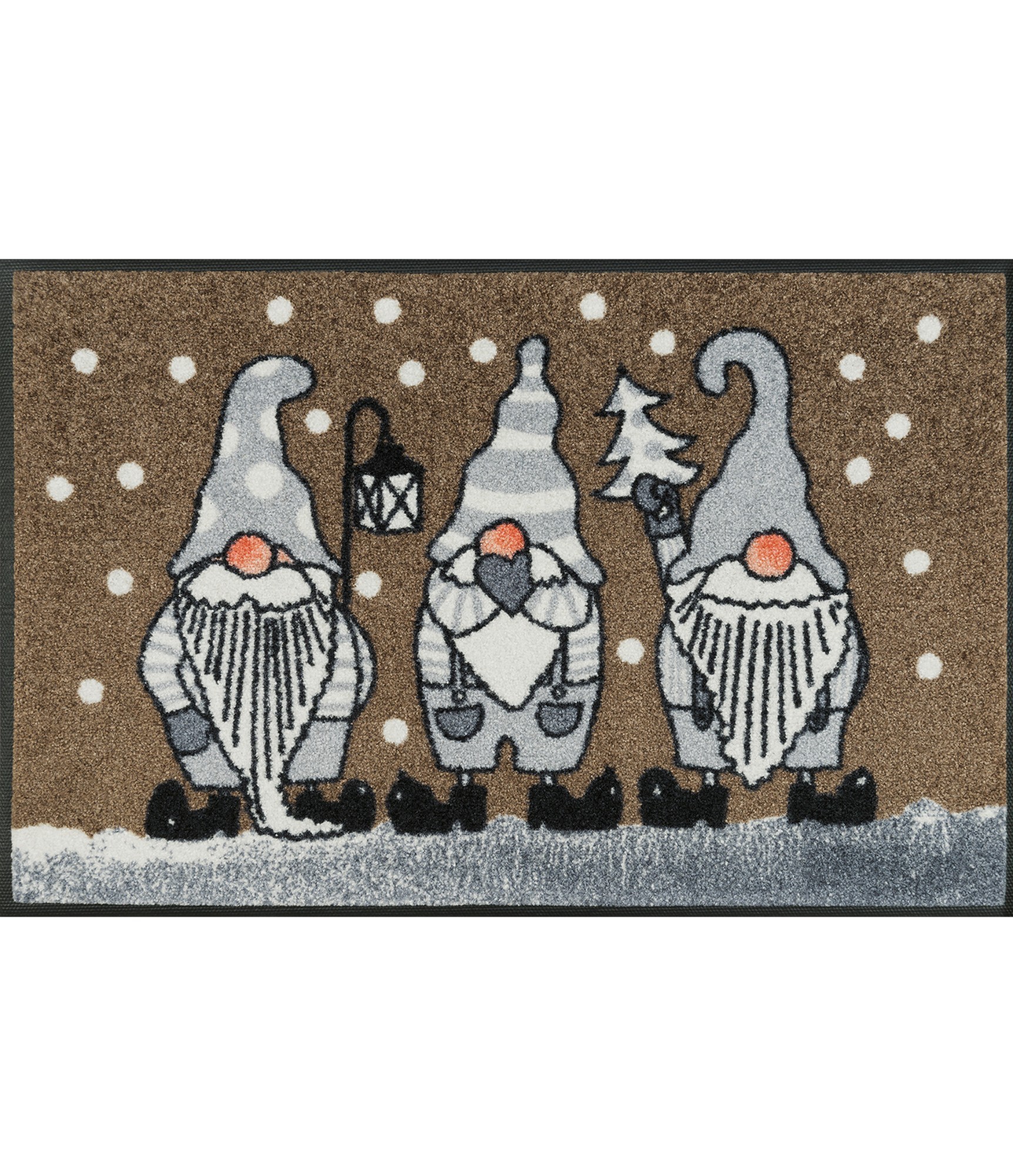 Ziemassvētku durvju paklājs Winter Gnomes
