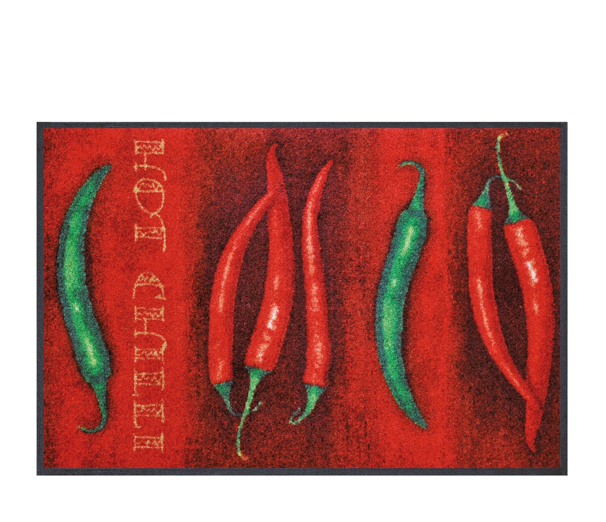 Sarkans durvju paklājiņš Ho Chilli
