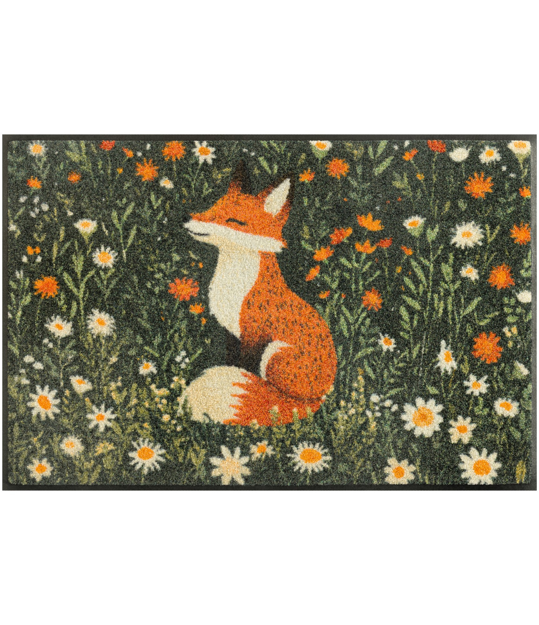 Durvju paklājiņš ar lapu Floral Fox