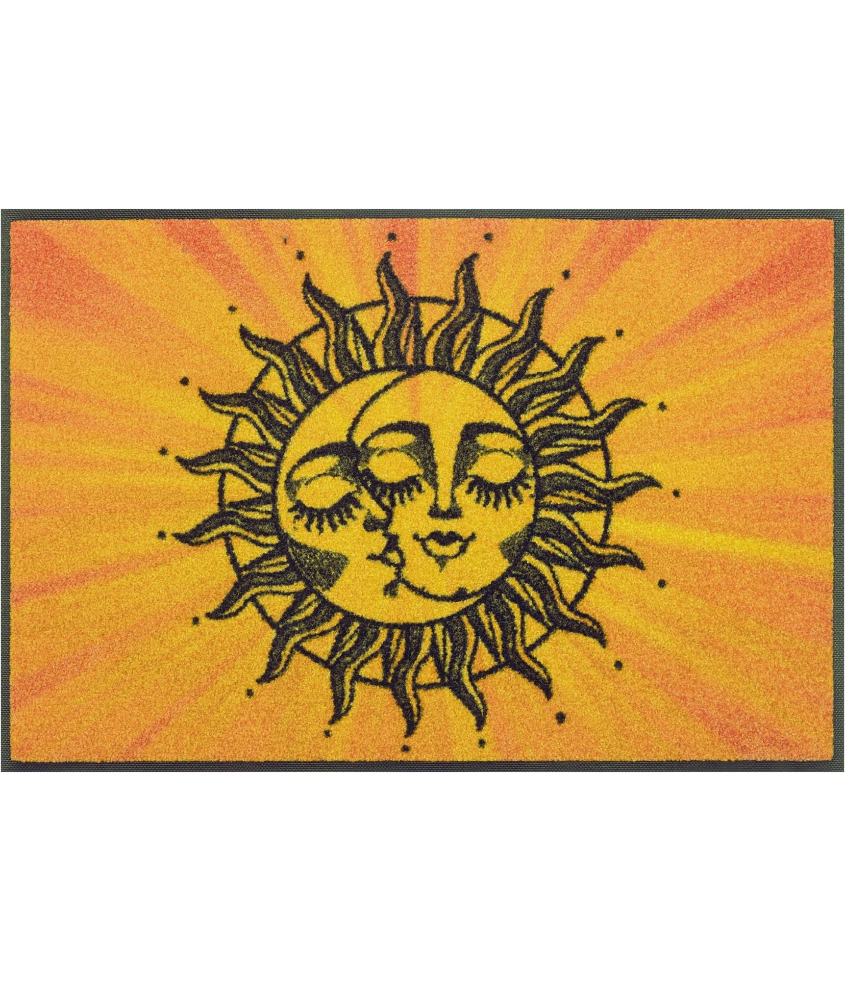 Dzeltenais durvju paklājs Kiss the Sun