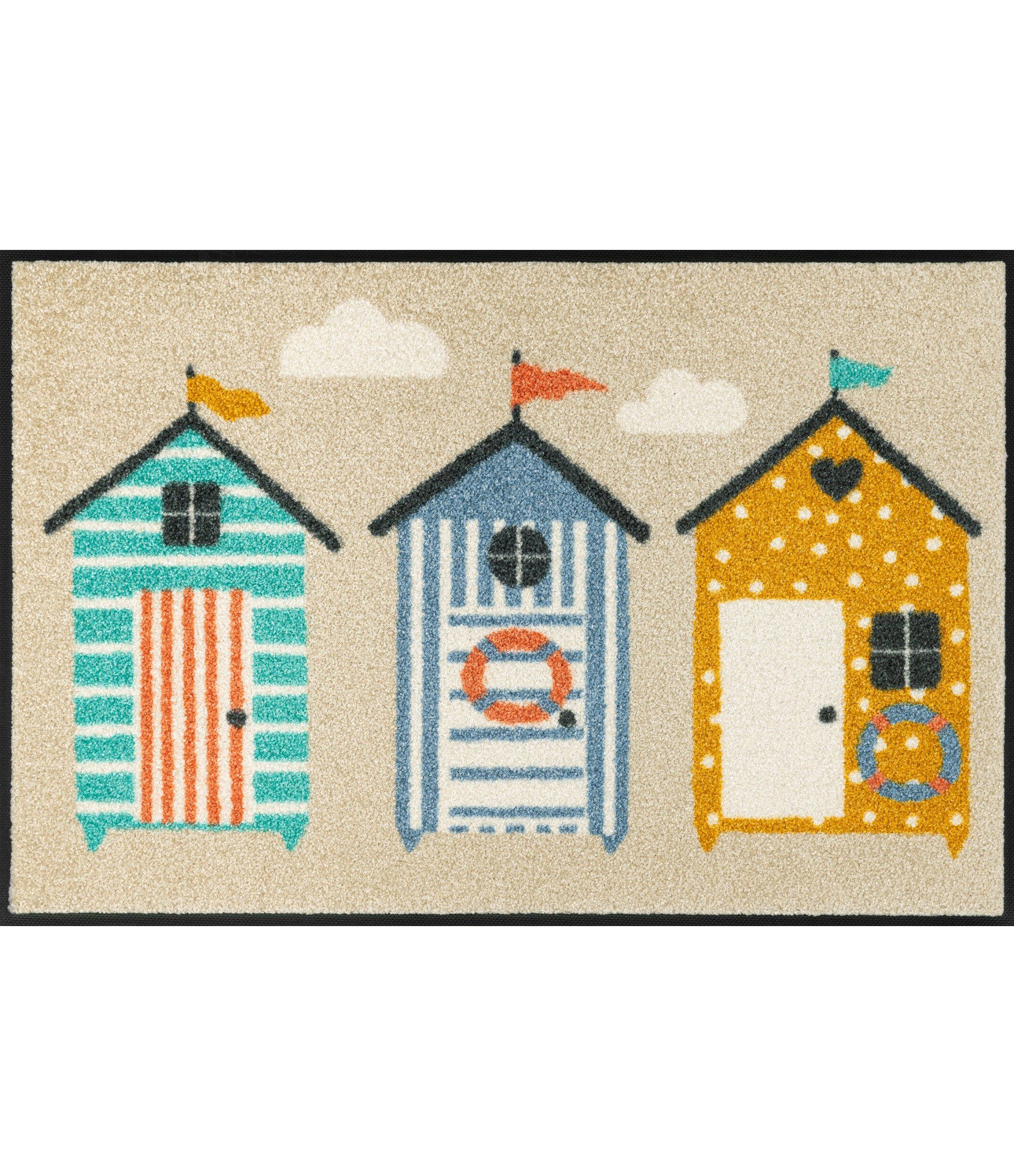 Durvju paklājs ar mājiņām Beachhut