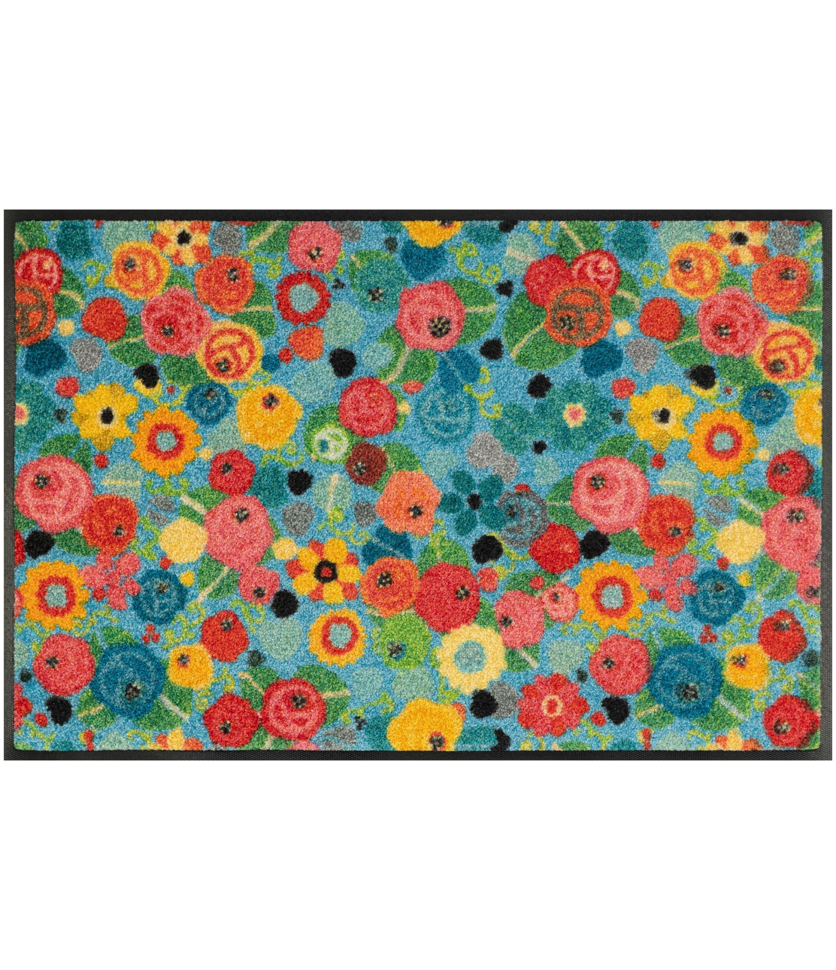 Durvju paklājs ar ziediem Flower Power