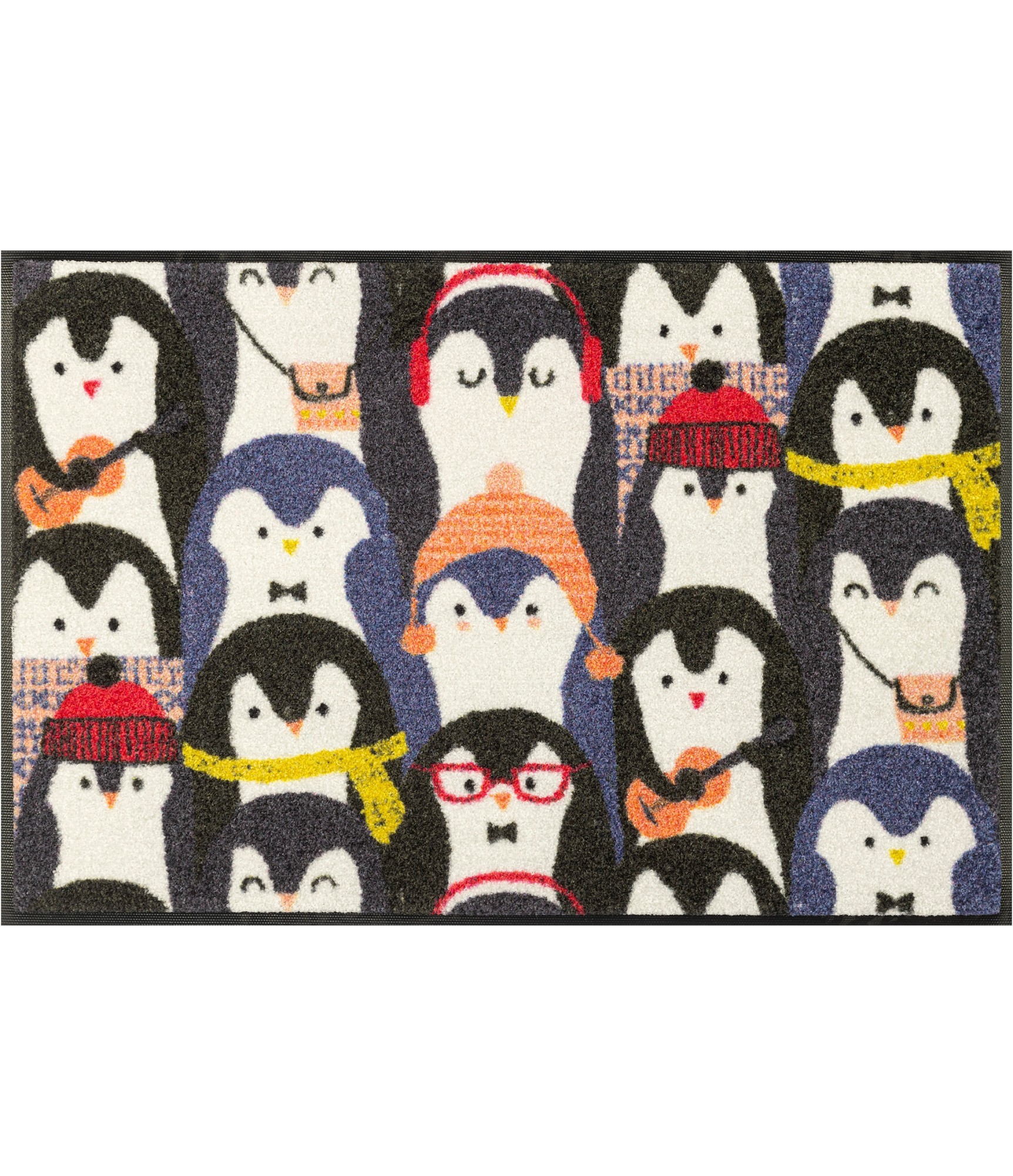 Mazgājams durvju paklājs ar pingvīniem Penguin Audience