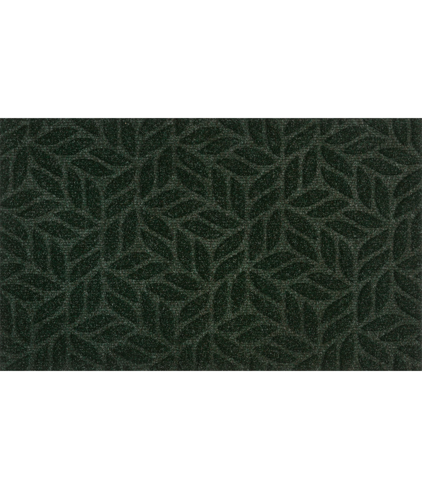 Zaļais durvju paklājs Leaves Midnight Green